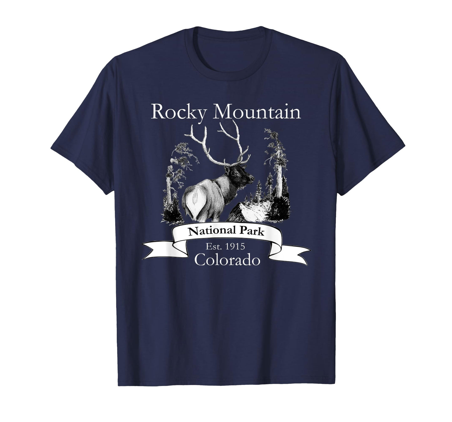 Rocky Mountain National Park. Elk. T-Shirt