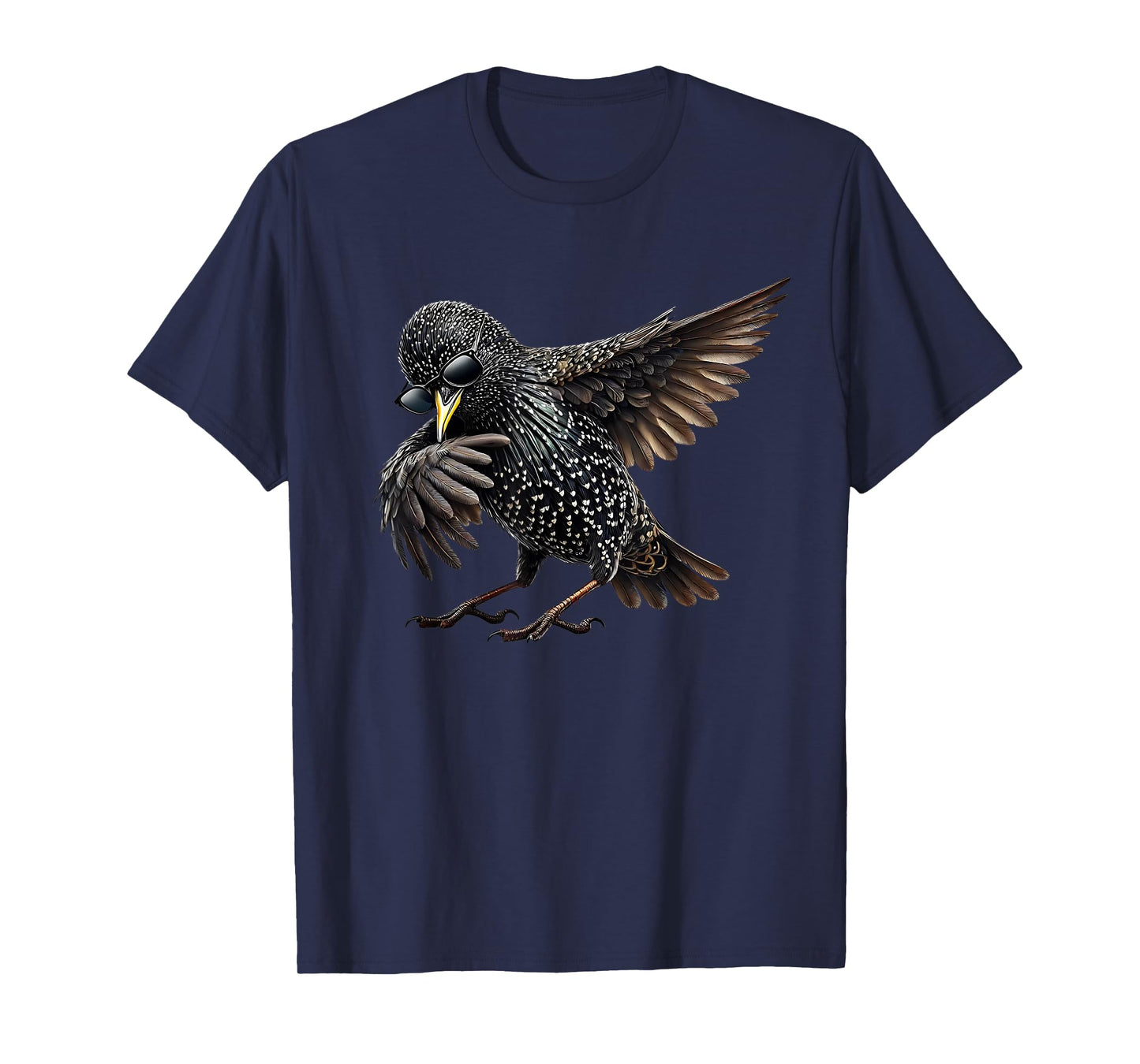 Dabbing European Starling Bird Watcher Lover Birding T-Shirt