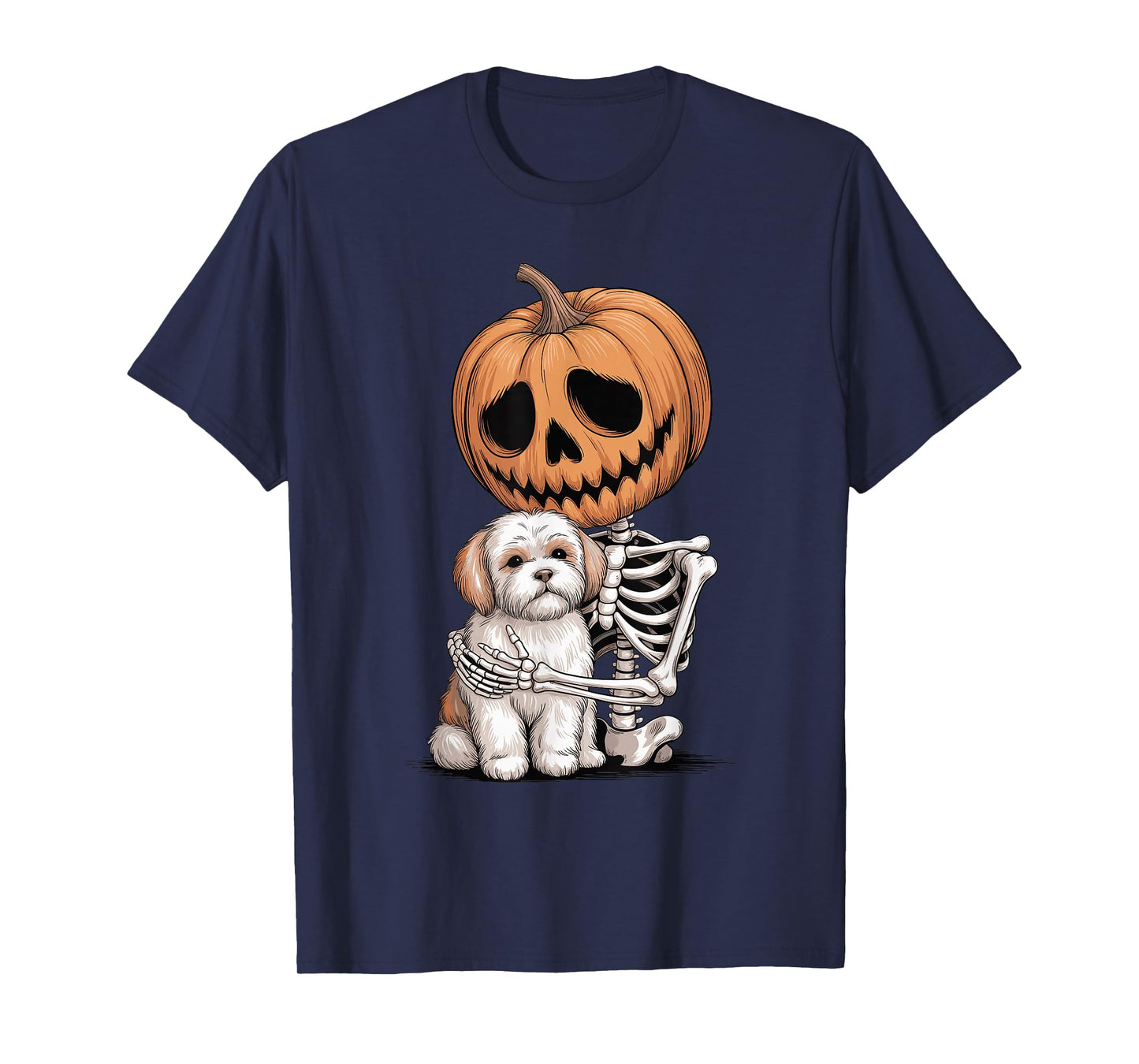 Halloween Skeleton Havanese T-Shirt