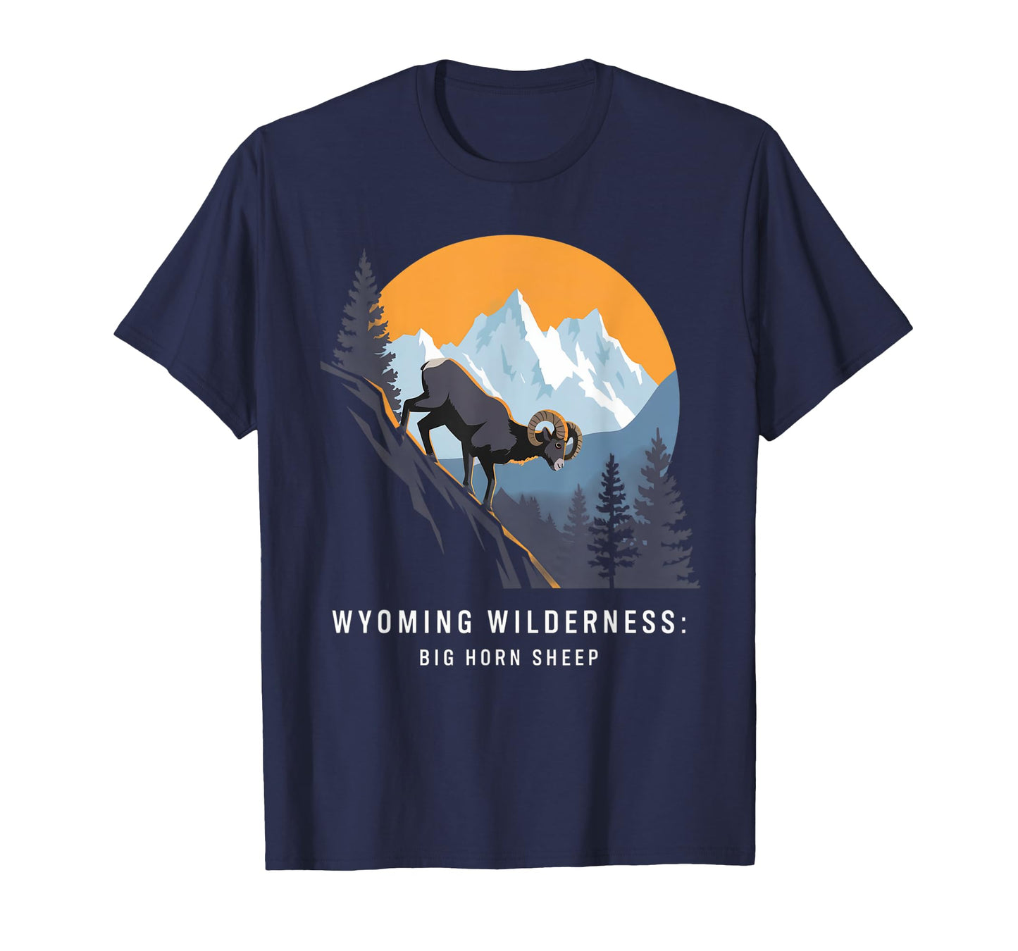 Big Horn Sheep – Iconic Western Wildlife Design T-Shirt