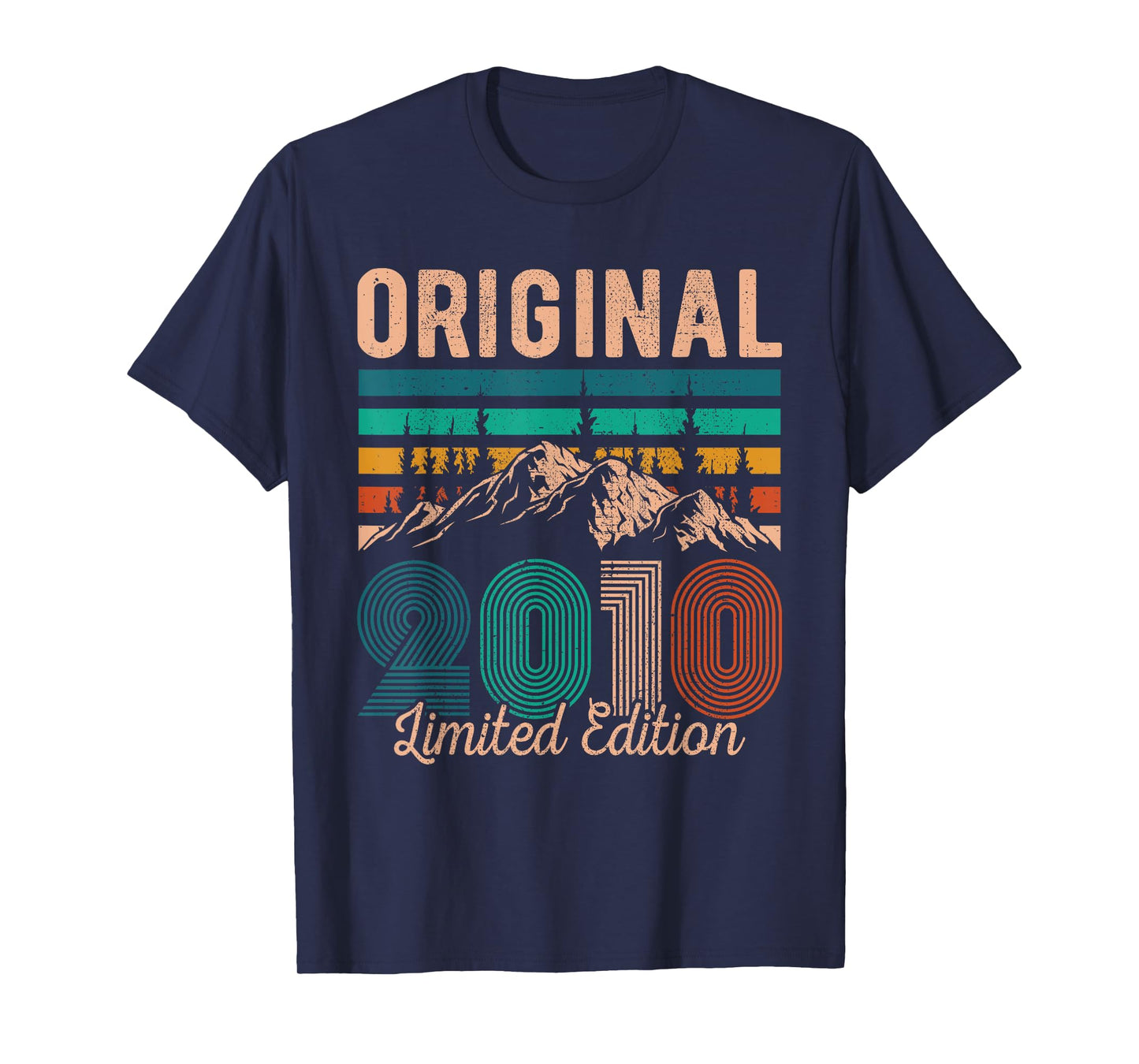 Legendary Since 2010 Birthday Hiking Mountains Vintage 2010 T-Shirt