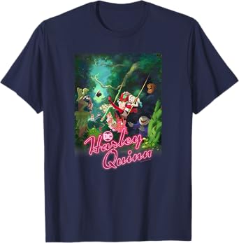 DC Comics Harley Quinn Nature Group Poster T-Shirt