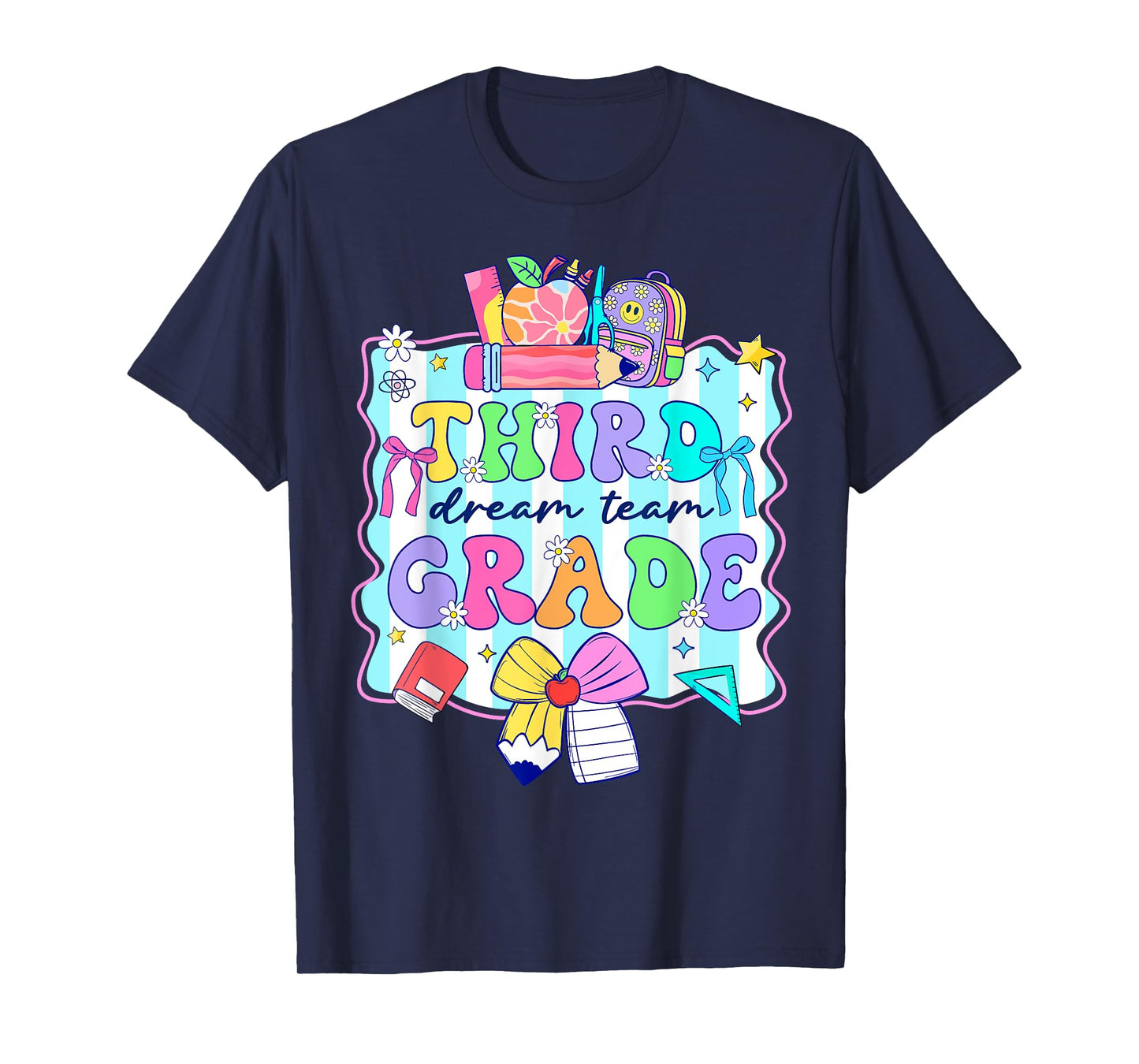 3rd Grade For Boys Girls Teacher Third Grade Back to School T-Shirt