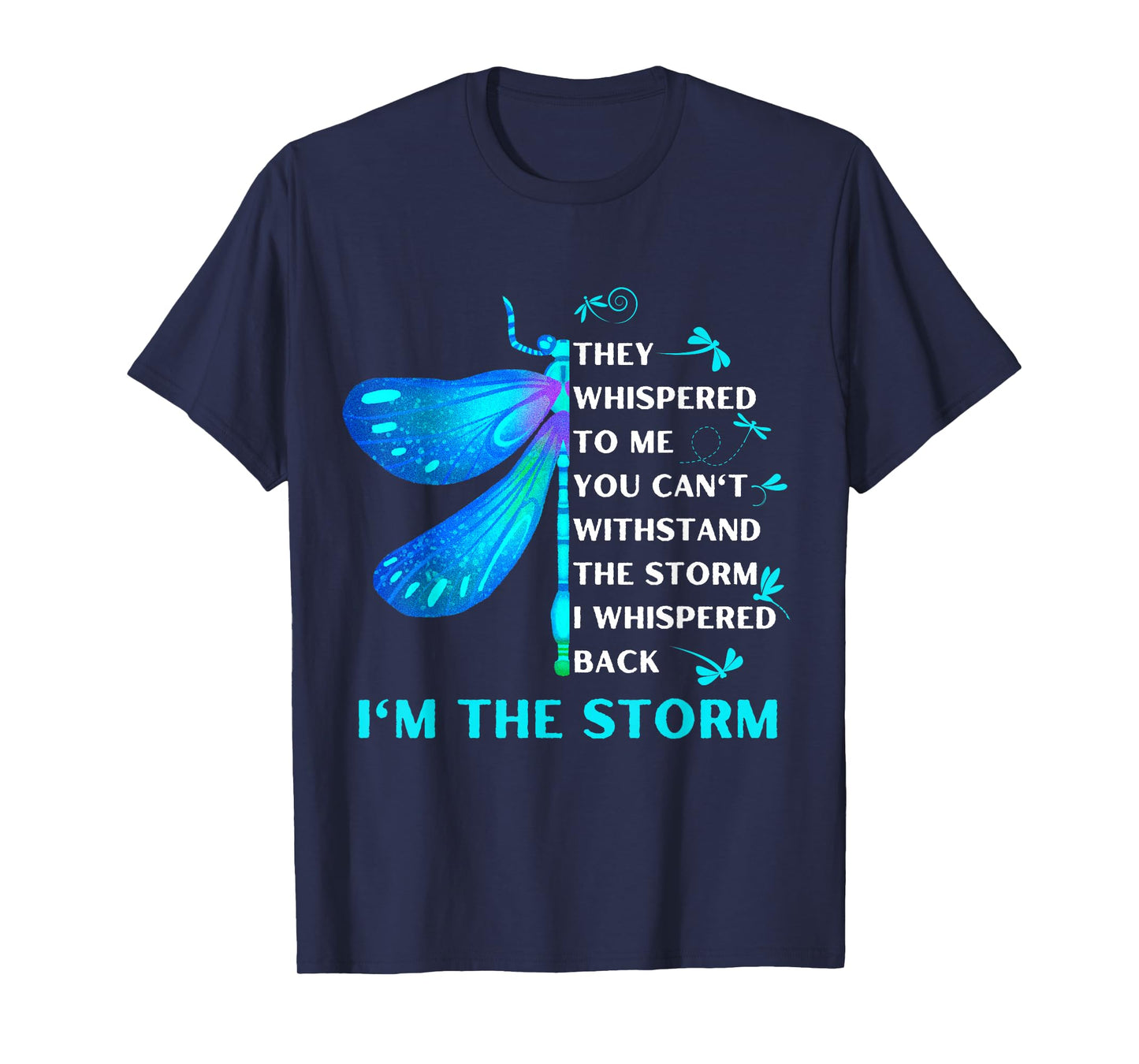 Women's They whispered to her you can't whit stand the storm T-Shirt