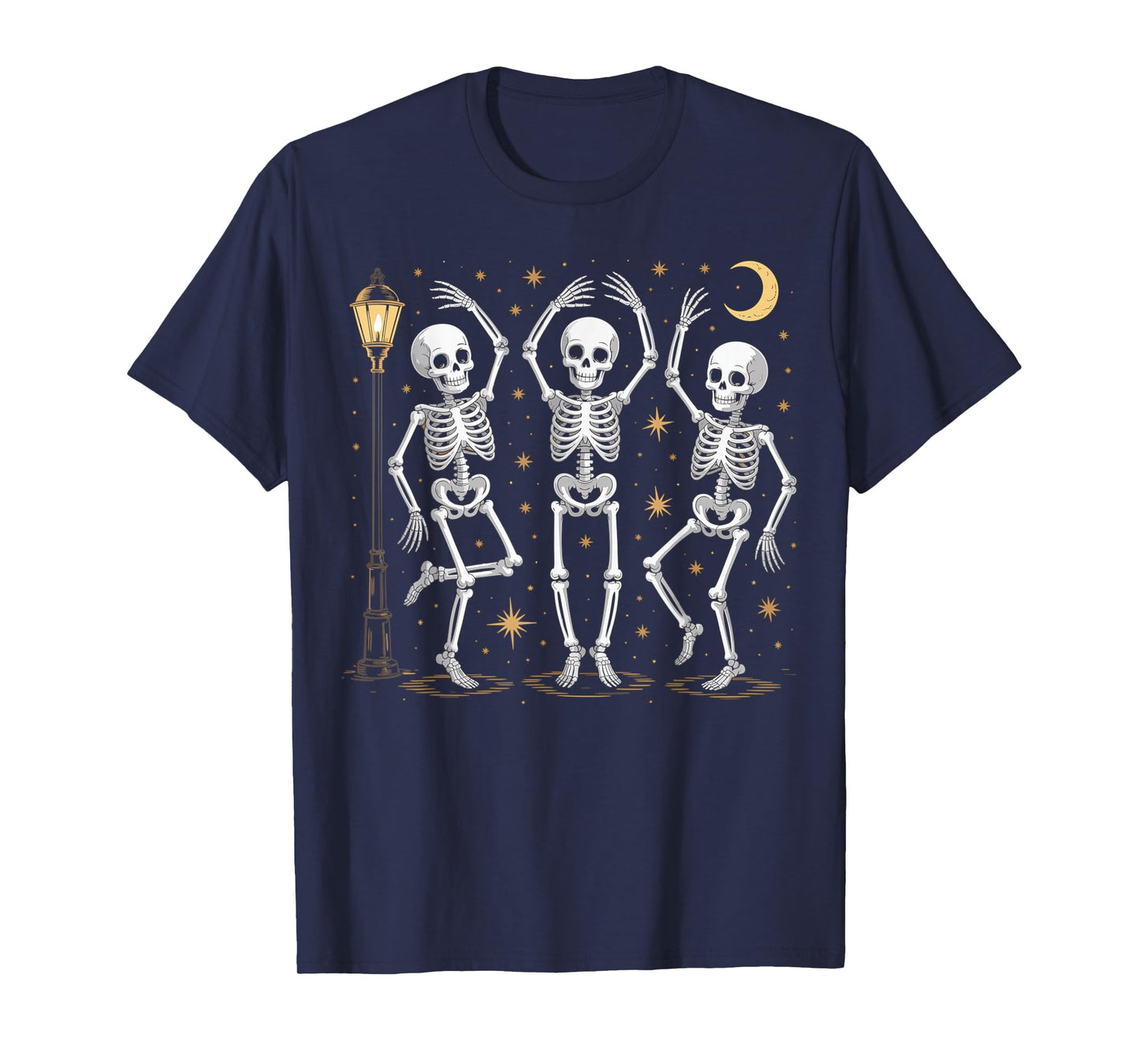 Halloween Party Skeletons Spooky Fun T-Shirt