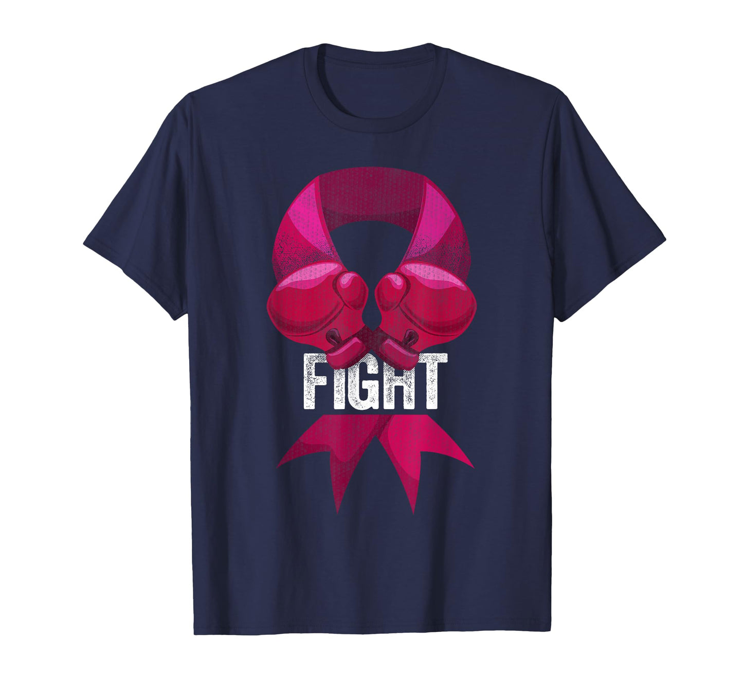 Pink Boxing Glove Fighter Awareness Breast Cancer Fight T-Shirt