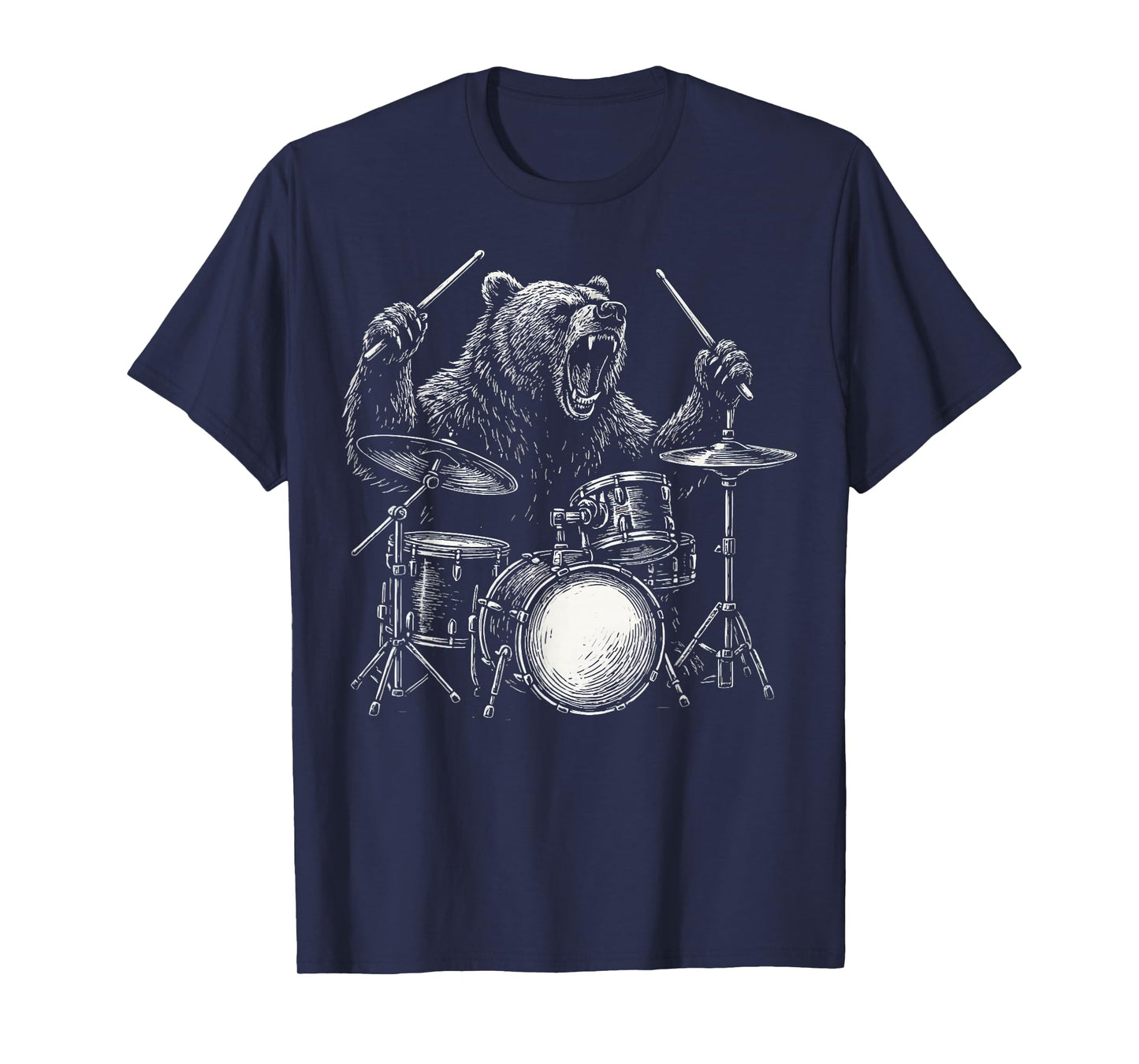 Bear Drummer Nature T-Shirt