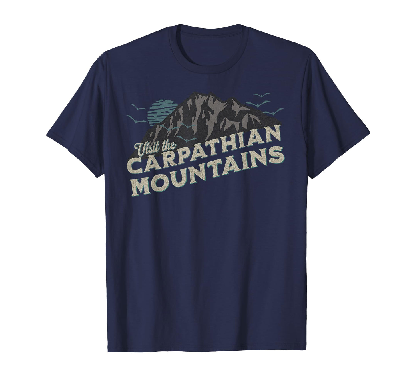 Visit the Carpatian Funny Vampire Camping T-Shirt