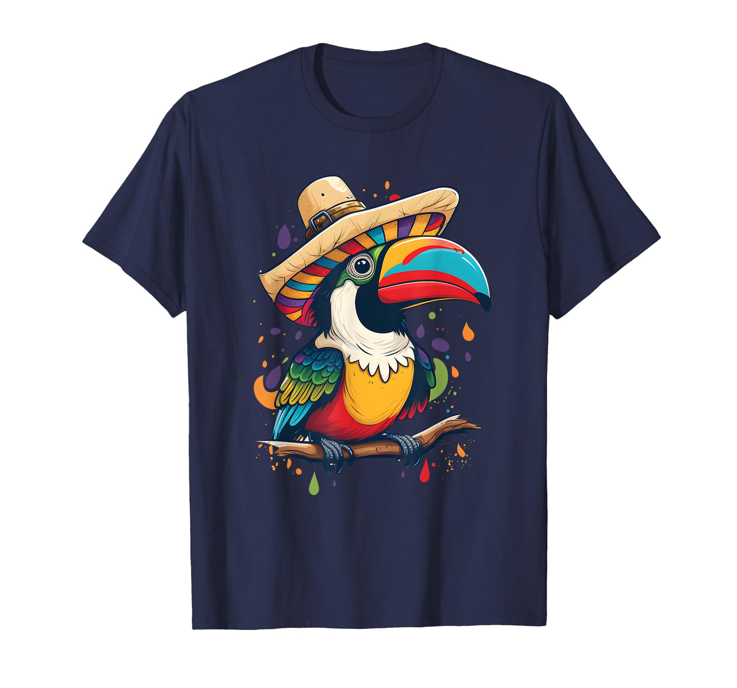Cinco de Mayo Boys Mexican Sombrero Tucan T-Shirt