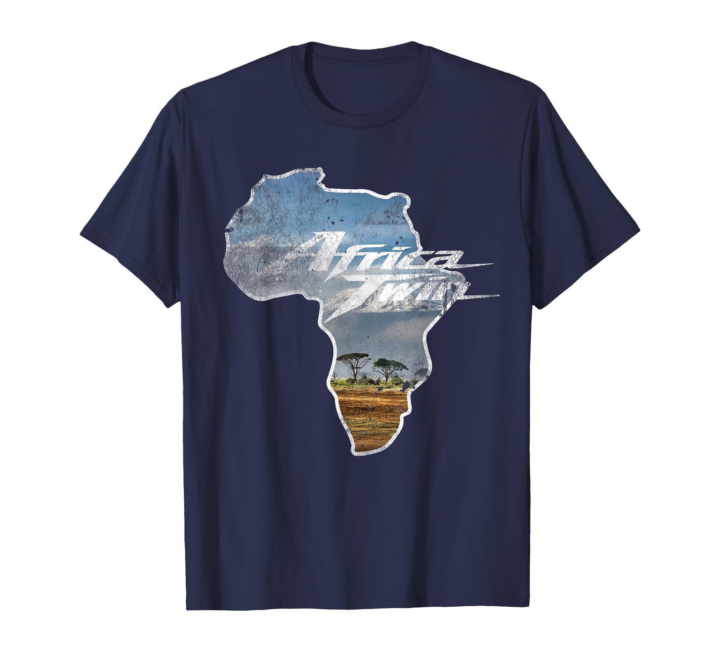 Africa Touring Twin Motorcycle Natural Off-Road Bike T-Shirt
