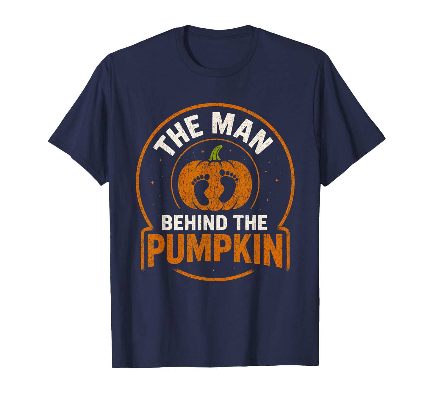 Pregnancy Announcement Dad Pumpkin Halloween Costume Funny T-Shirt