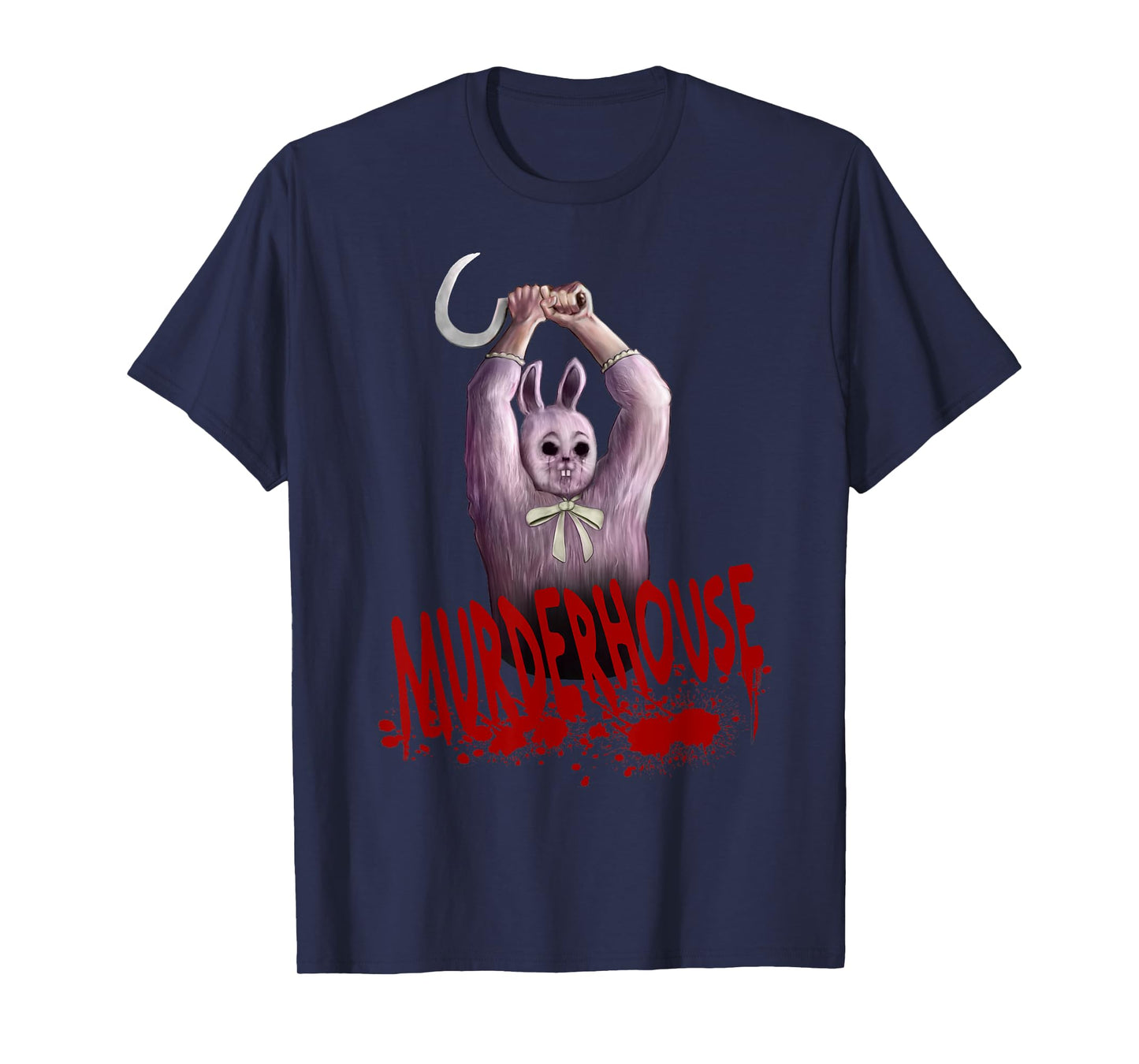 Murder House Easter Bunny Survival Horror Game Maniac T-Shirt
