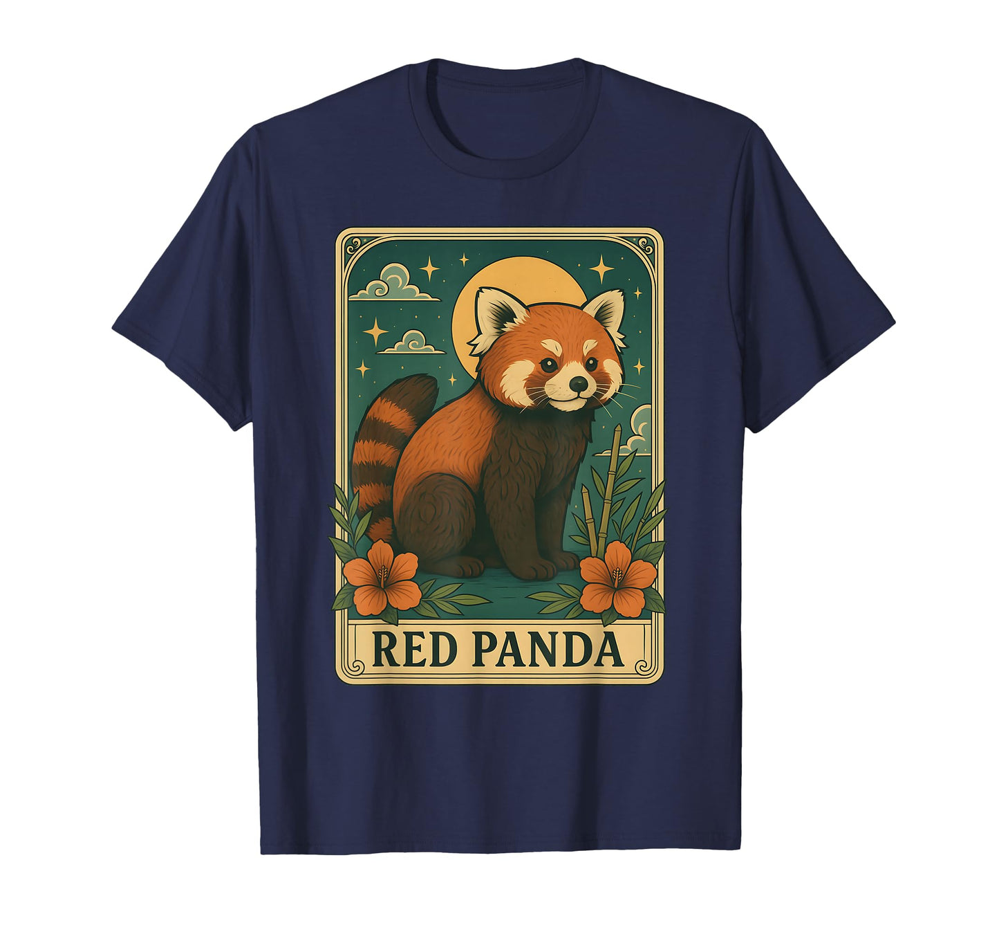 Red Panda Tarot Card T-Shirt