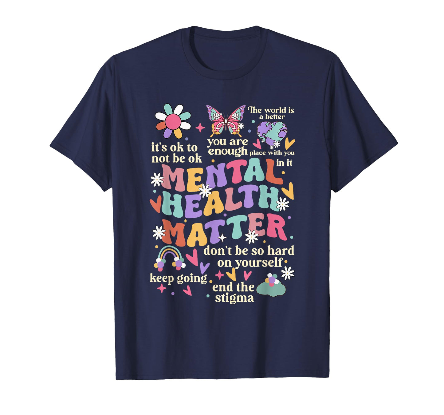 Mental Health Matters Shirt Women Men T-Shirt