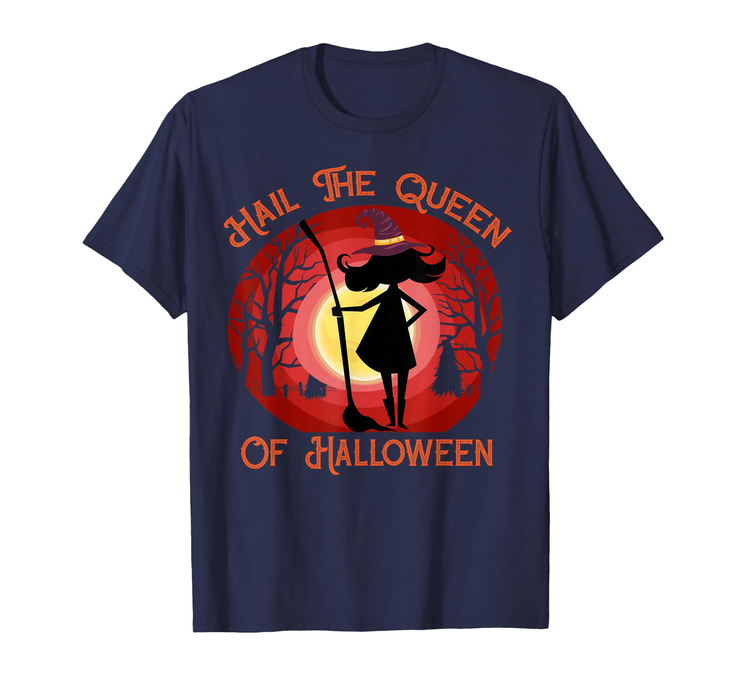 Hail The Queen of Halloween - Scary Trick Or Treat Costume T-Shirt