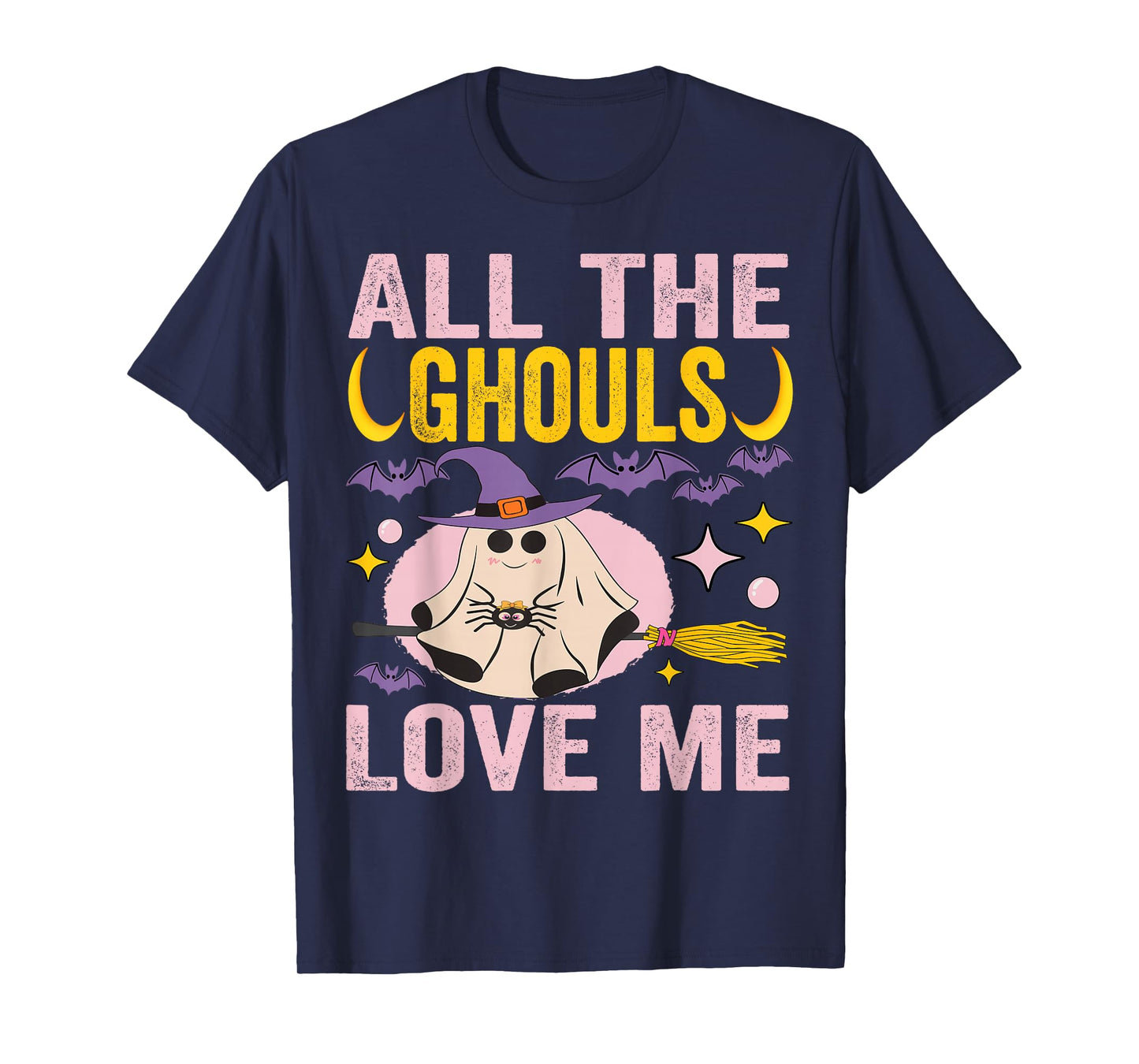 All The Ghouls Love Me Cute Halloween Child Ghost Costume T-Shirt