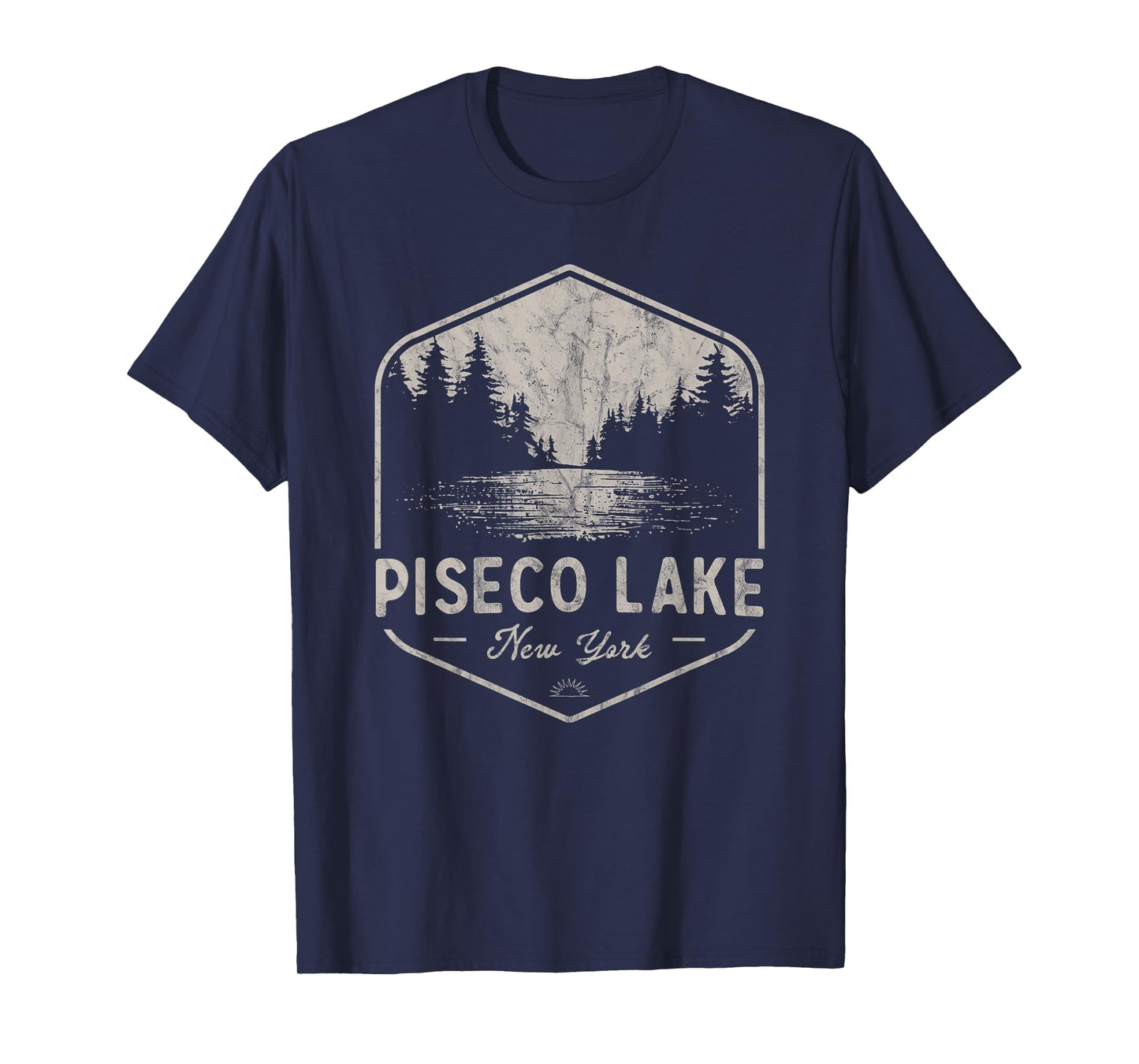 Piseco Lake New York Outdoors Vintage T-Shirt