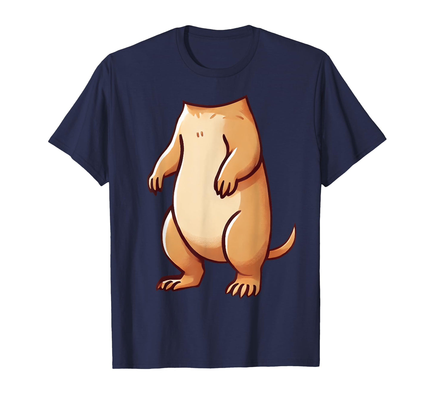 Easy Prairie Dog Costume Halloween Prairie Dog Body T-Shirt for Men Women Kids