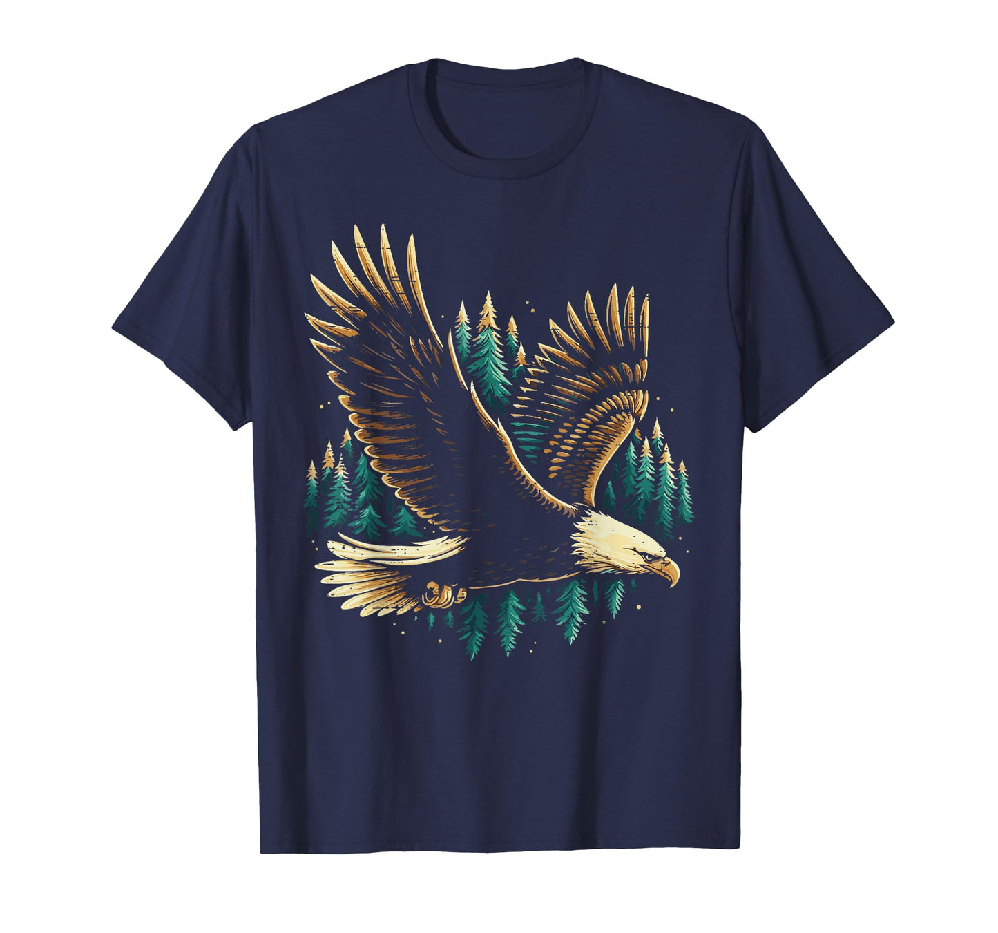 Eagle Forest Wildlife Bird Nature Men Women Kids T-Shirt