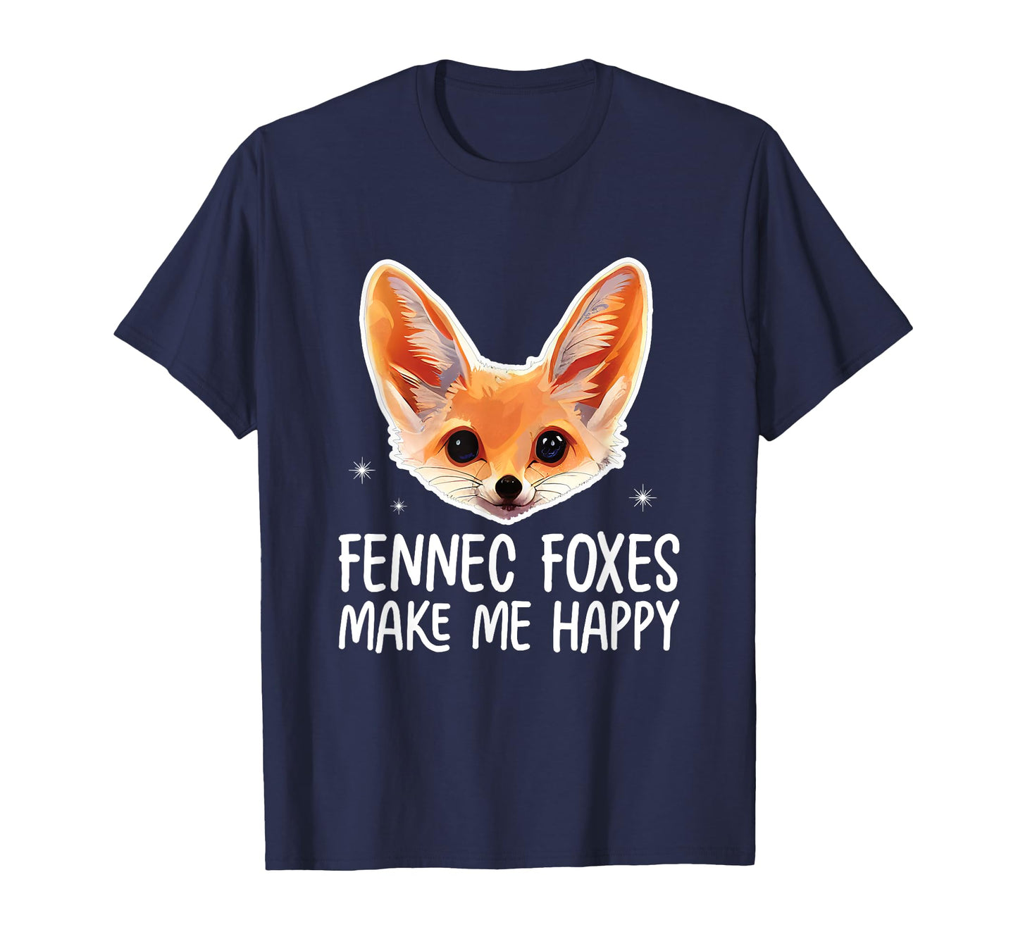 Fennec Fox Cute Fennic Foxes Fenec Animal Fox Lover T-Shirt
