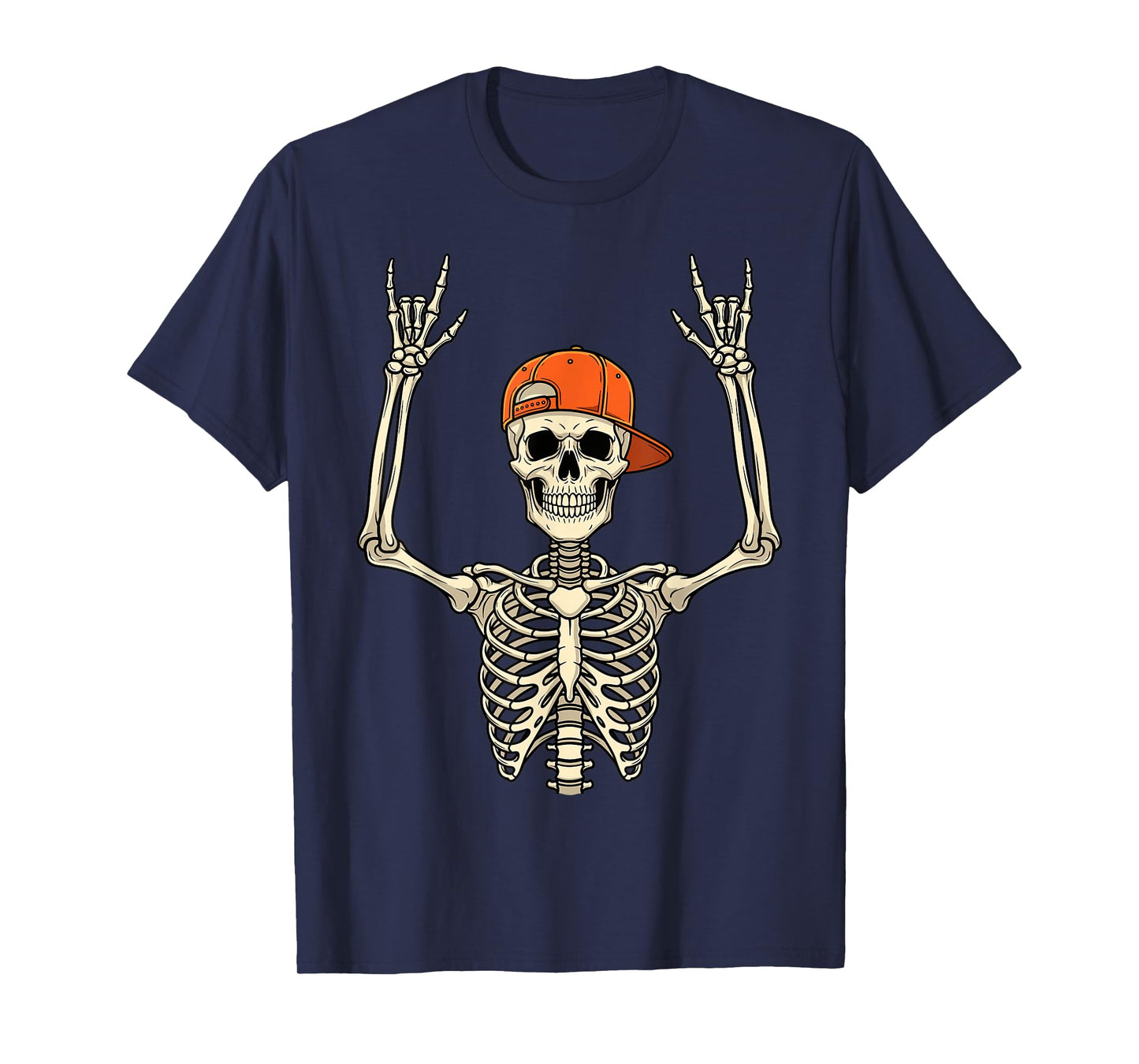 Halloween Skeleton Dabbing Spooky Funny T-Shirt