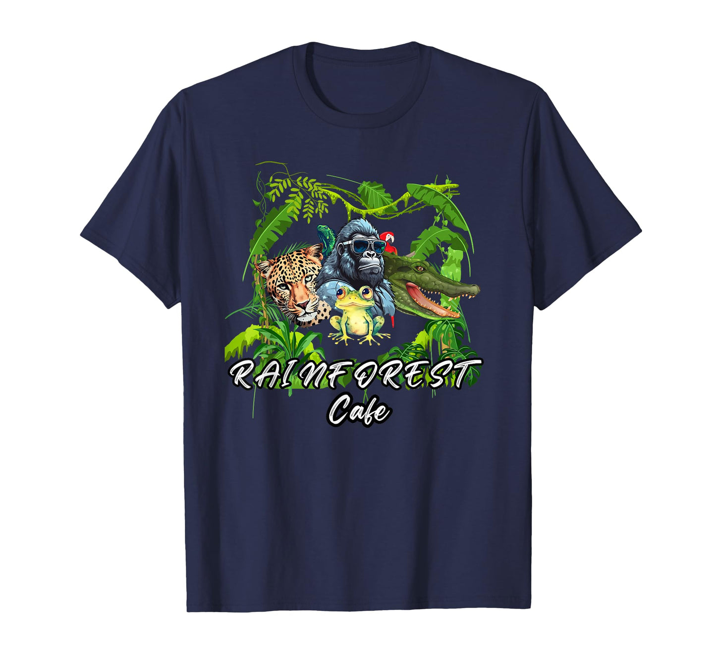 Rainforest Cafe, animal and nature place Caffe T-Shirt