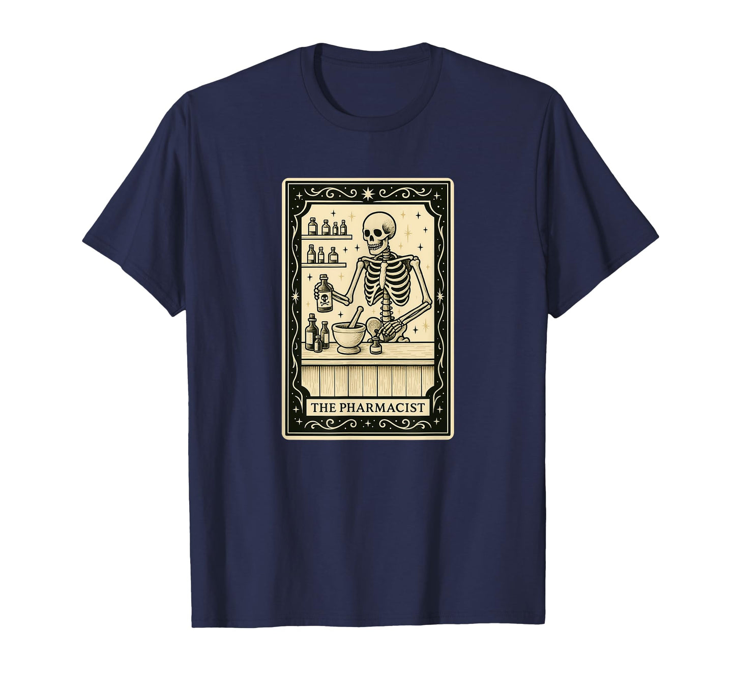 Pharmacist Tarot Card - Halloween Spooky Pharmacy Medicine T-Shirt