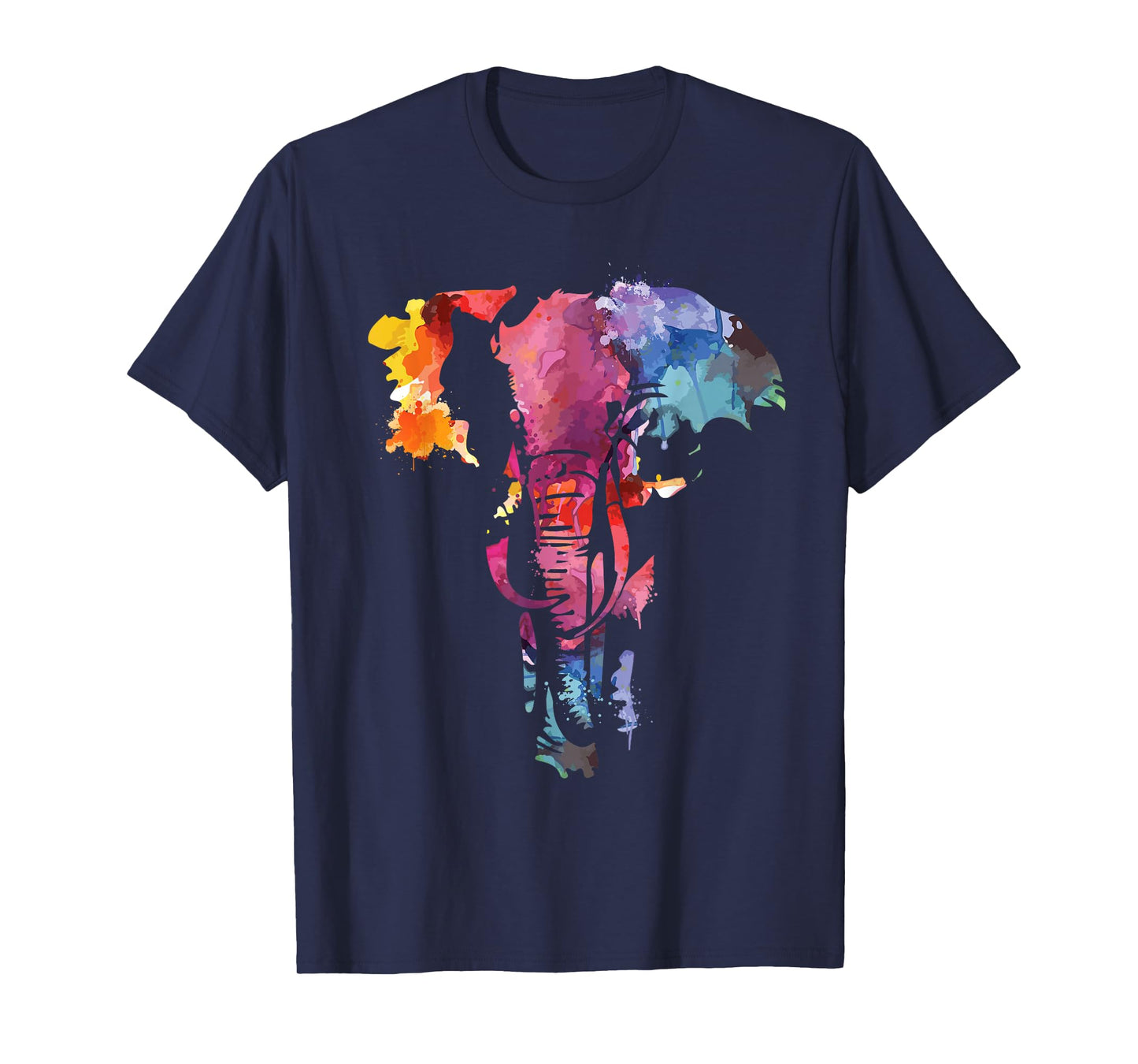 Elephant Watercolor Art Design For People Who Love Elephants T-Shirt