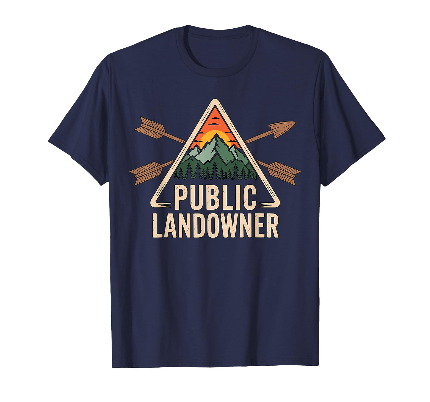 Public Landowner Nature Mountains Camping Hiking T-Shirt