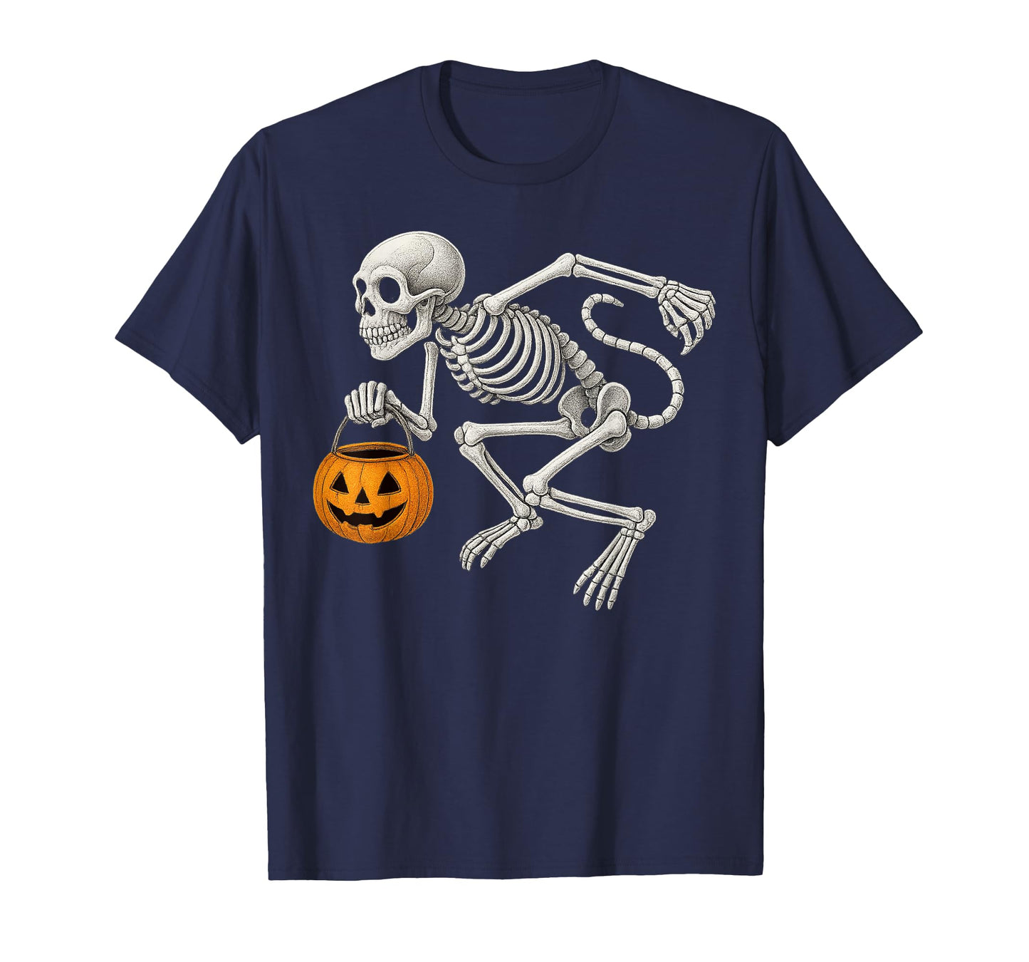 Ghost Monkey Skeleton Spooky Halloween Costume T-Shirt