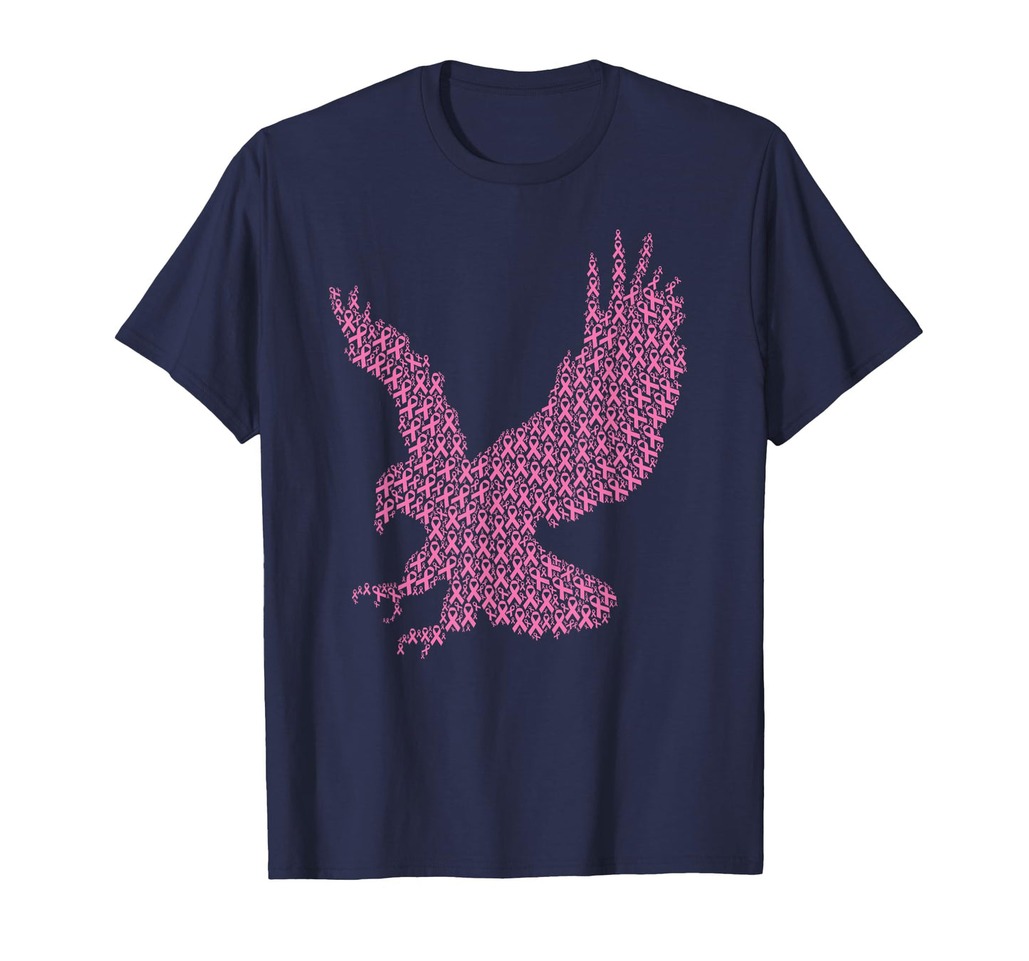 Breast Cancer Awareness Pink Ribbon & Survivor - Eagle T-Shirt