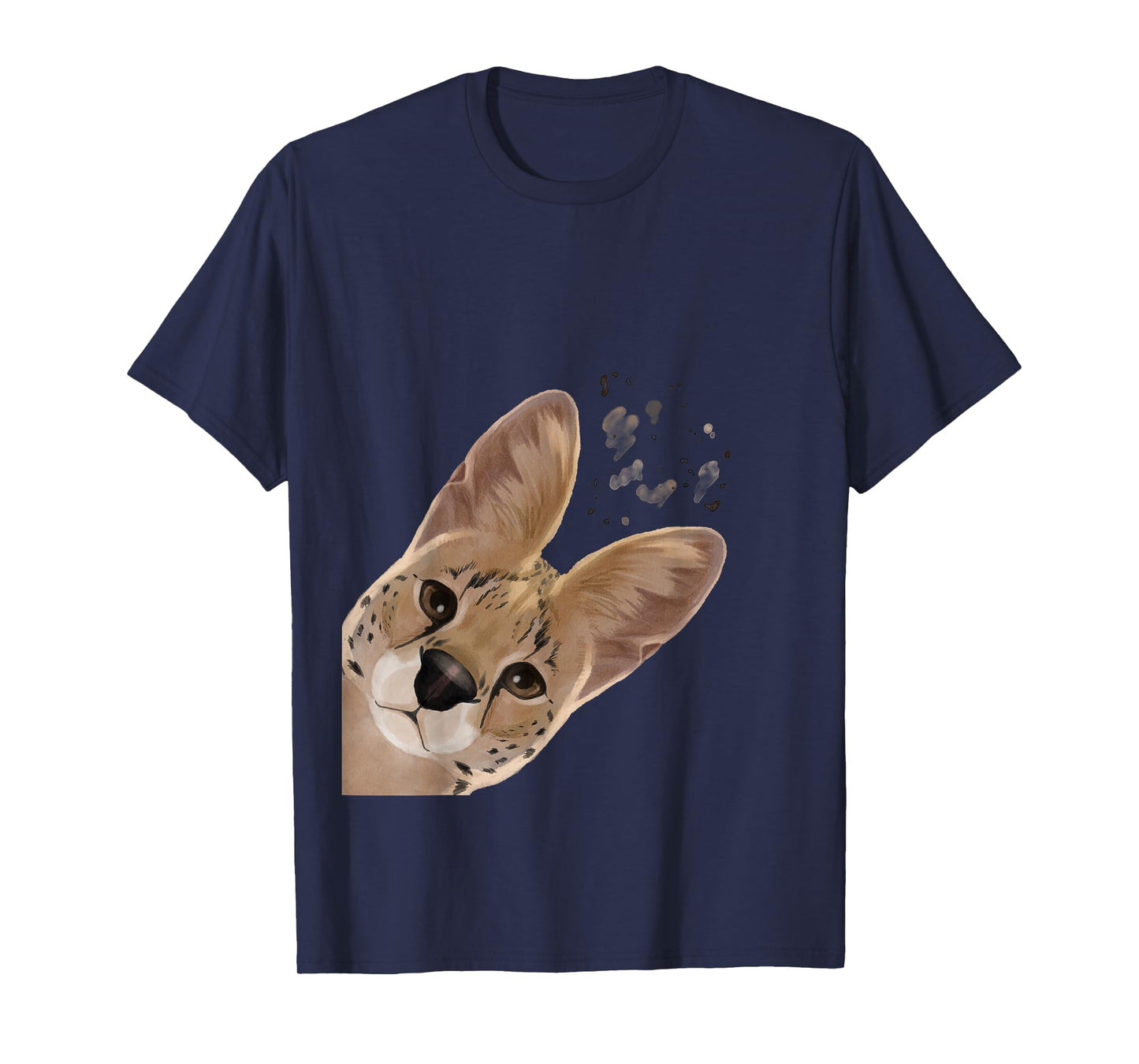 Funny Curious Serval T-Shirt