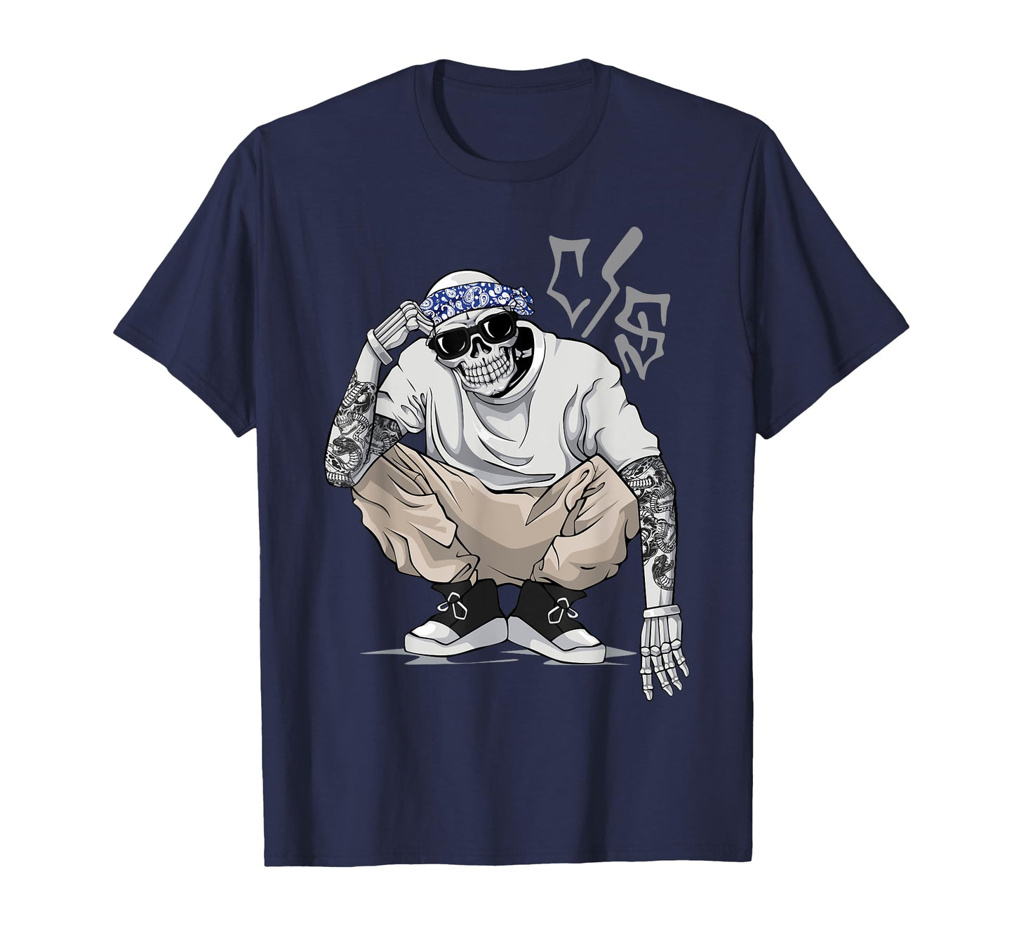 Cholo Chicano Tattoo Cool Mexican Gangster Skeleton Mexico T-Shirt