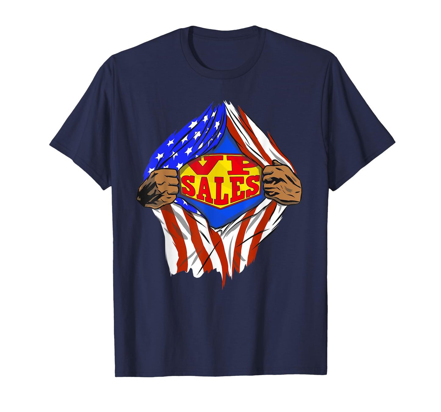 Funny Super Vp Sales Hero Job T-Shirt