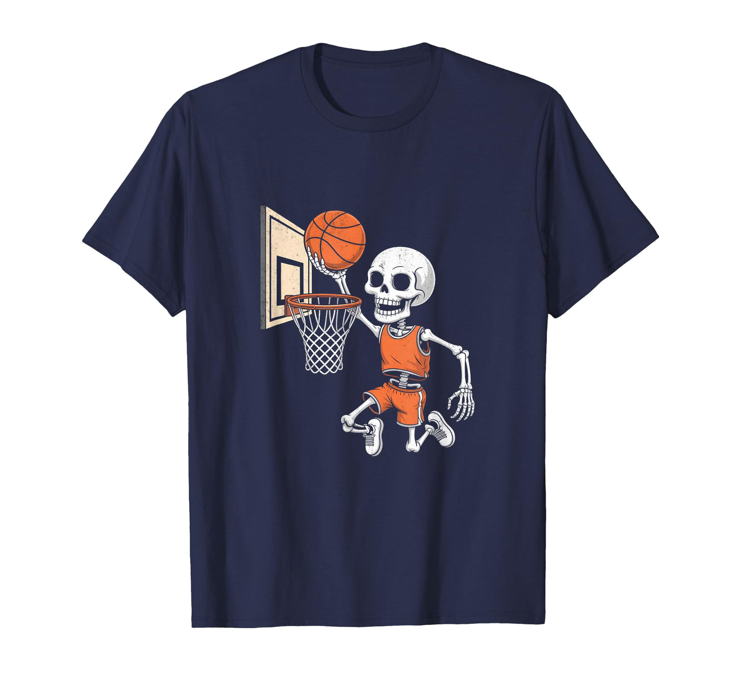 Skeleton Basketball Halloween T-Shirt