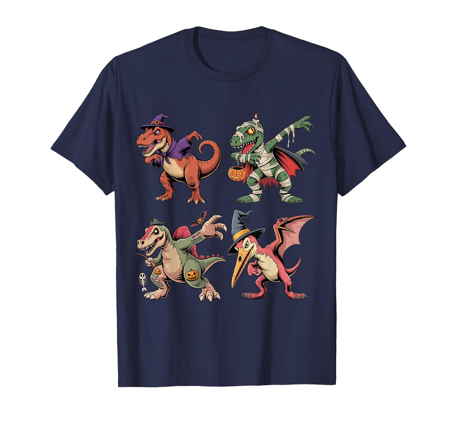 Funny Halloween Dabbing Dinosaur Costume Idea for Boys T-Shirt