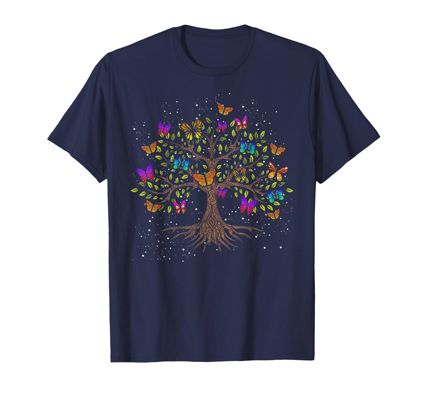 Colorful Insect Animal Butterfly Tree Beautiful Butterfly T-Shirt