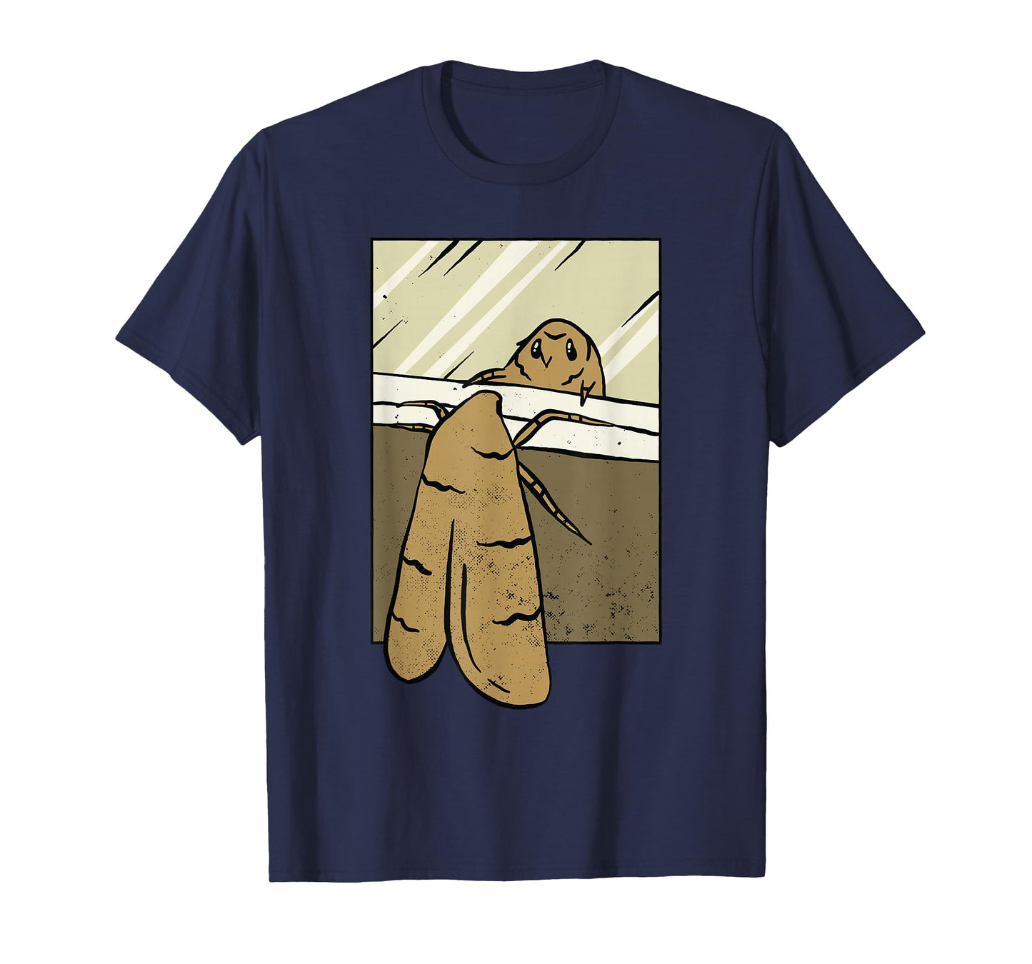 Moth looks at her reflection Moth Insect Entomology Insects T-Shirt