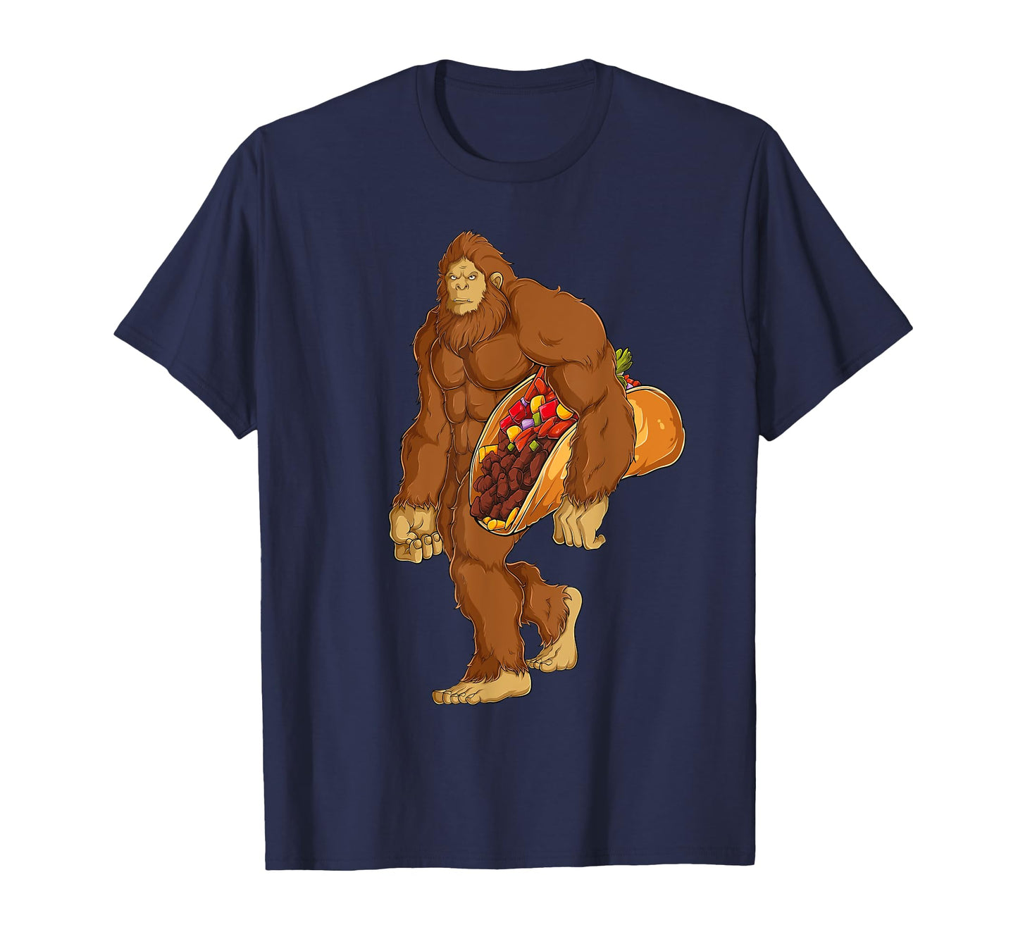 Funny Bigfoot Taco Sasquatch Cinco de Mayo Boys Men Kids T-Shirt