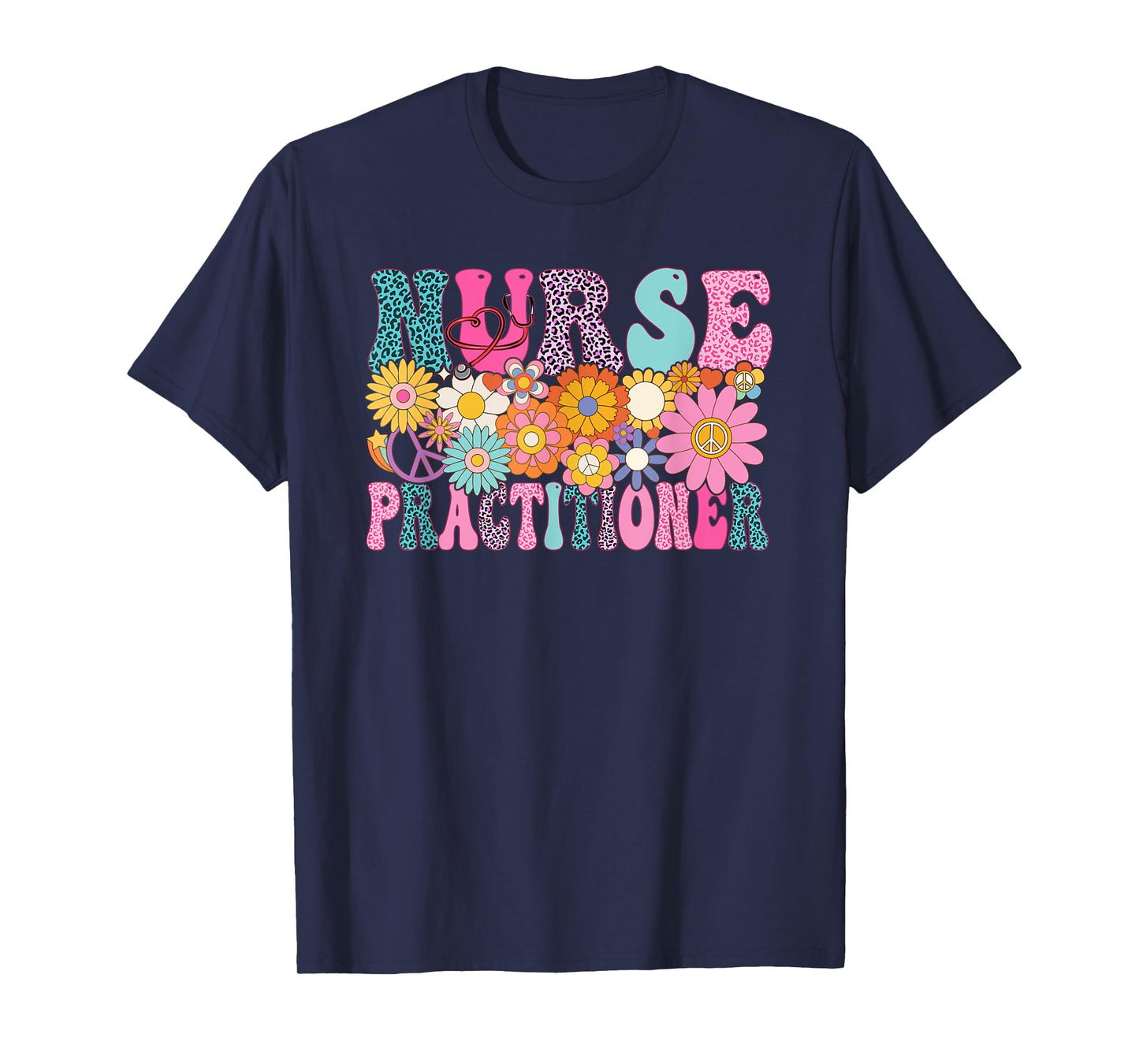 Nurse Practitioner Week Groovy Appreciation Day For Women T-Shirt