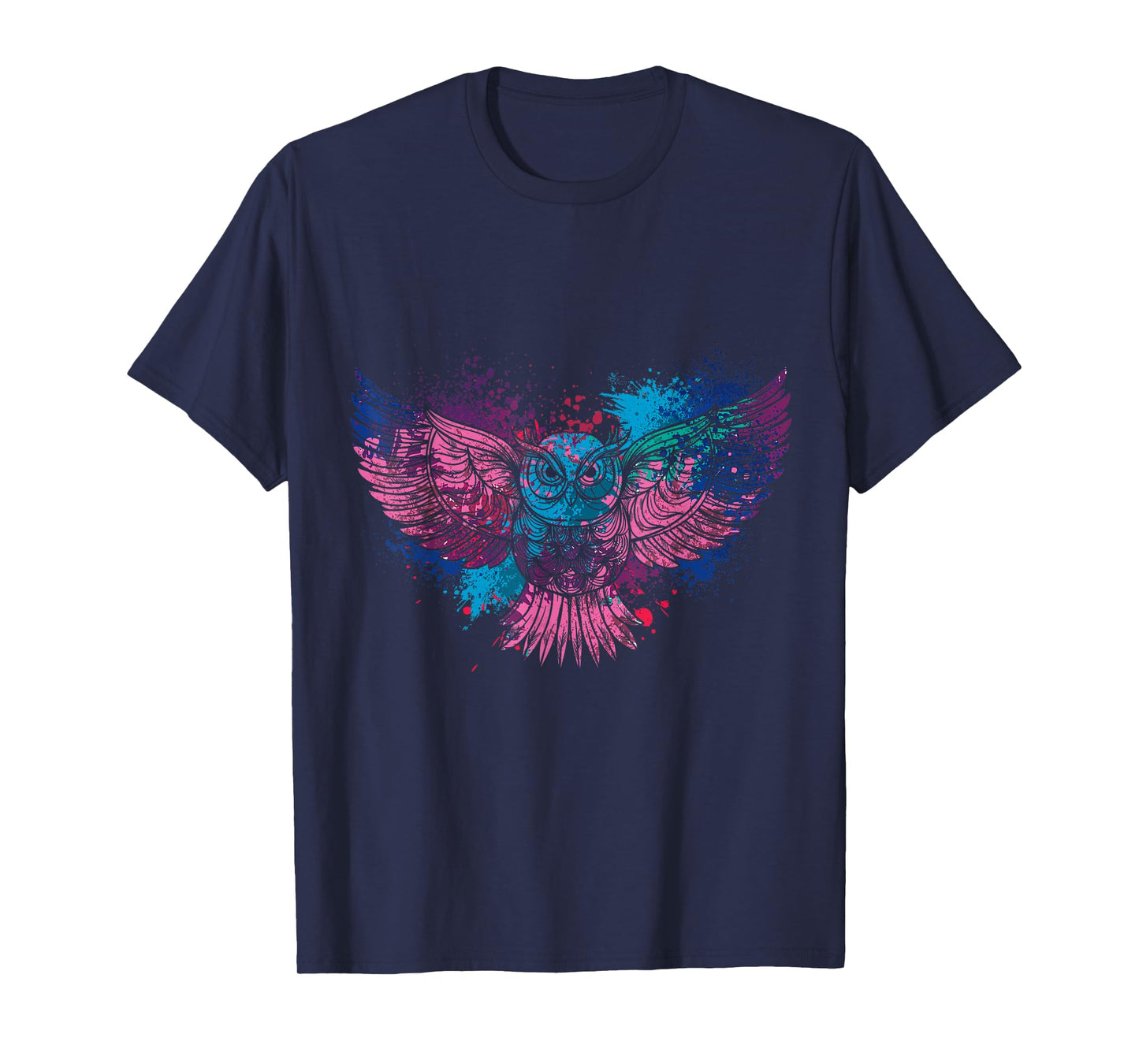 Forest Birds Gift Idea Animal Lover Owl T-Shirt