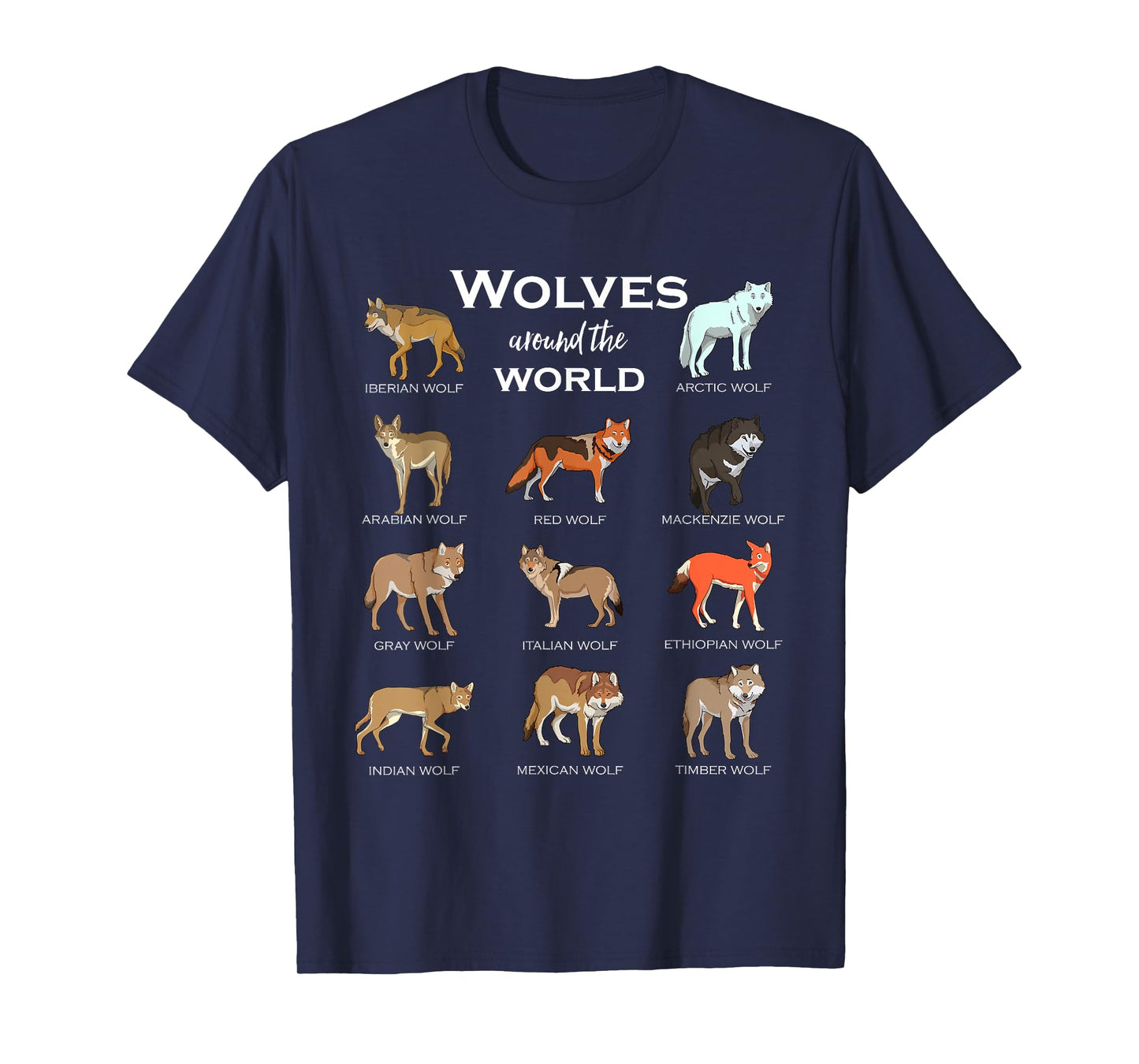 Wolves of the World T-Shirt