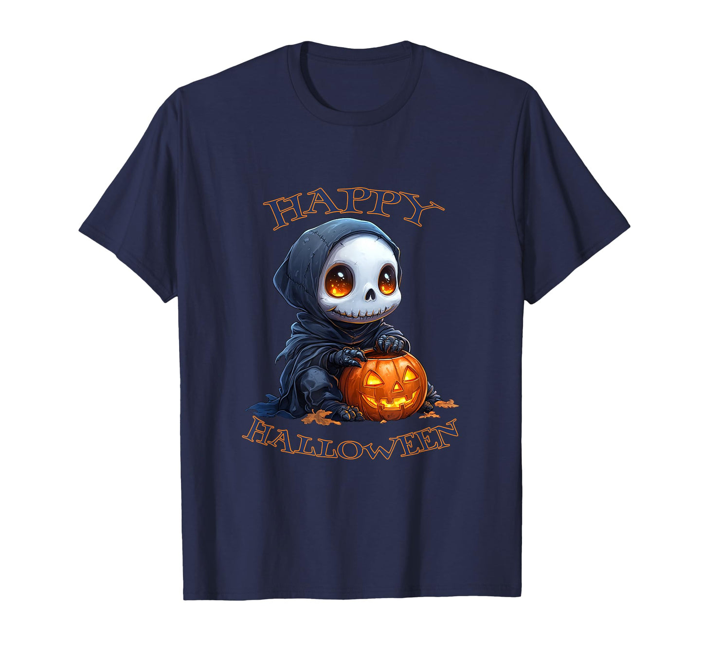 Halloween Spooky Trick or Treat - Cute Skeleton T-Shirt