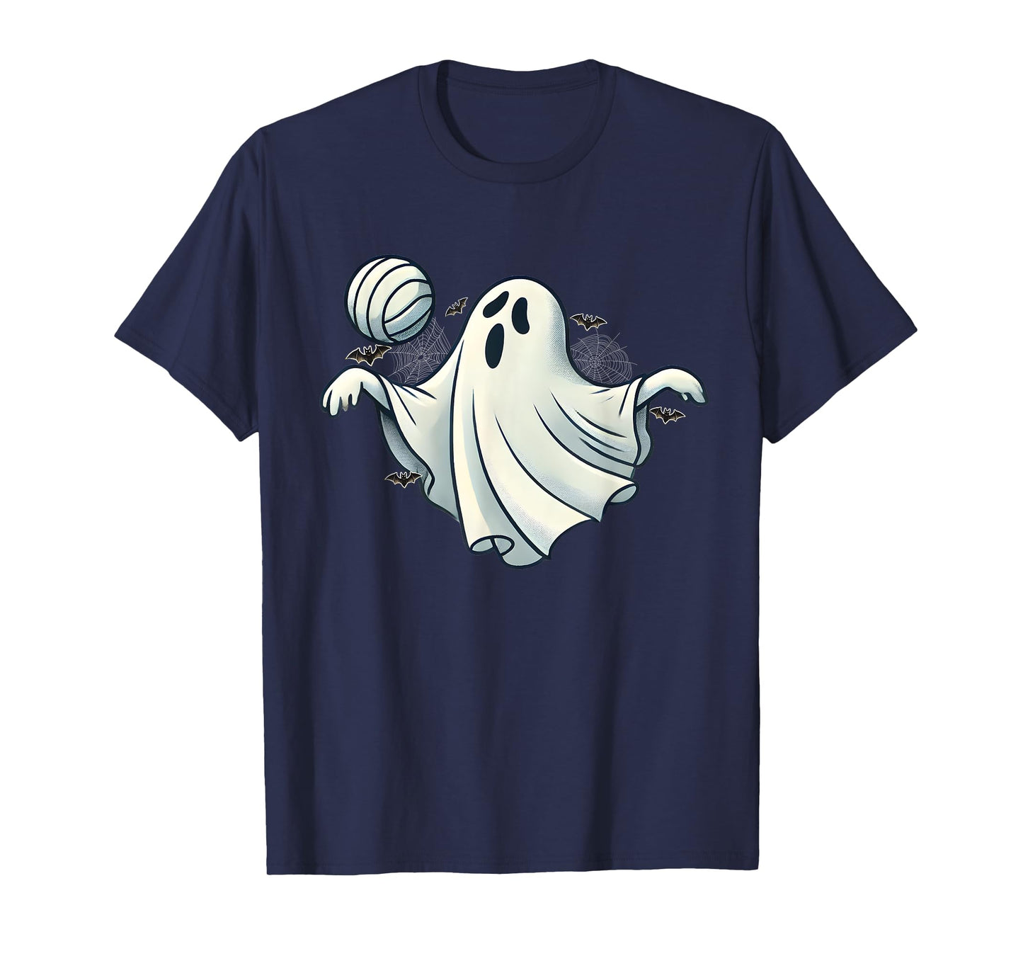 Funny Ghost Volleyball player Halloween Costume men boy kids T-Shirt