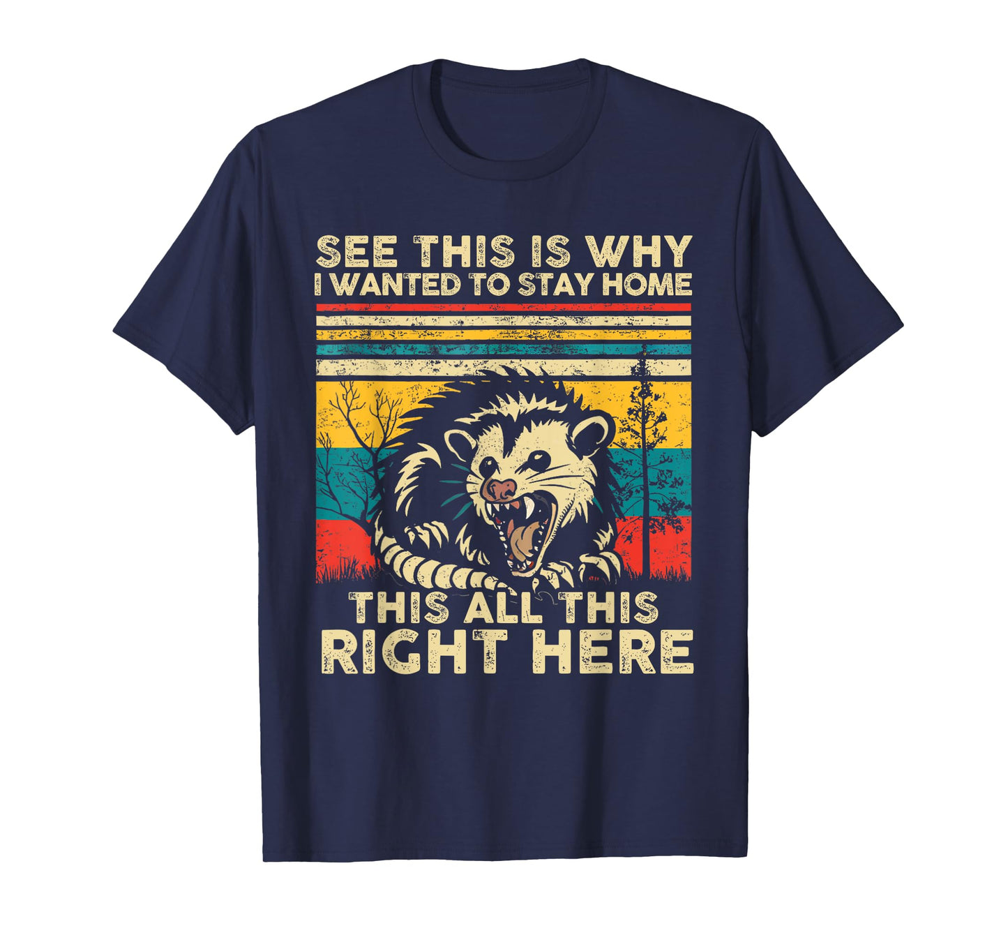 See This Is Why I Wanted To Stay Home This All This Right T-Shirt