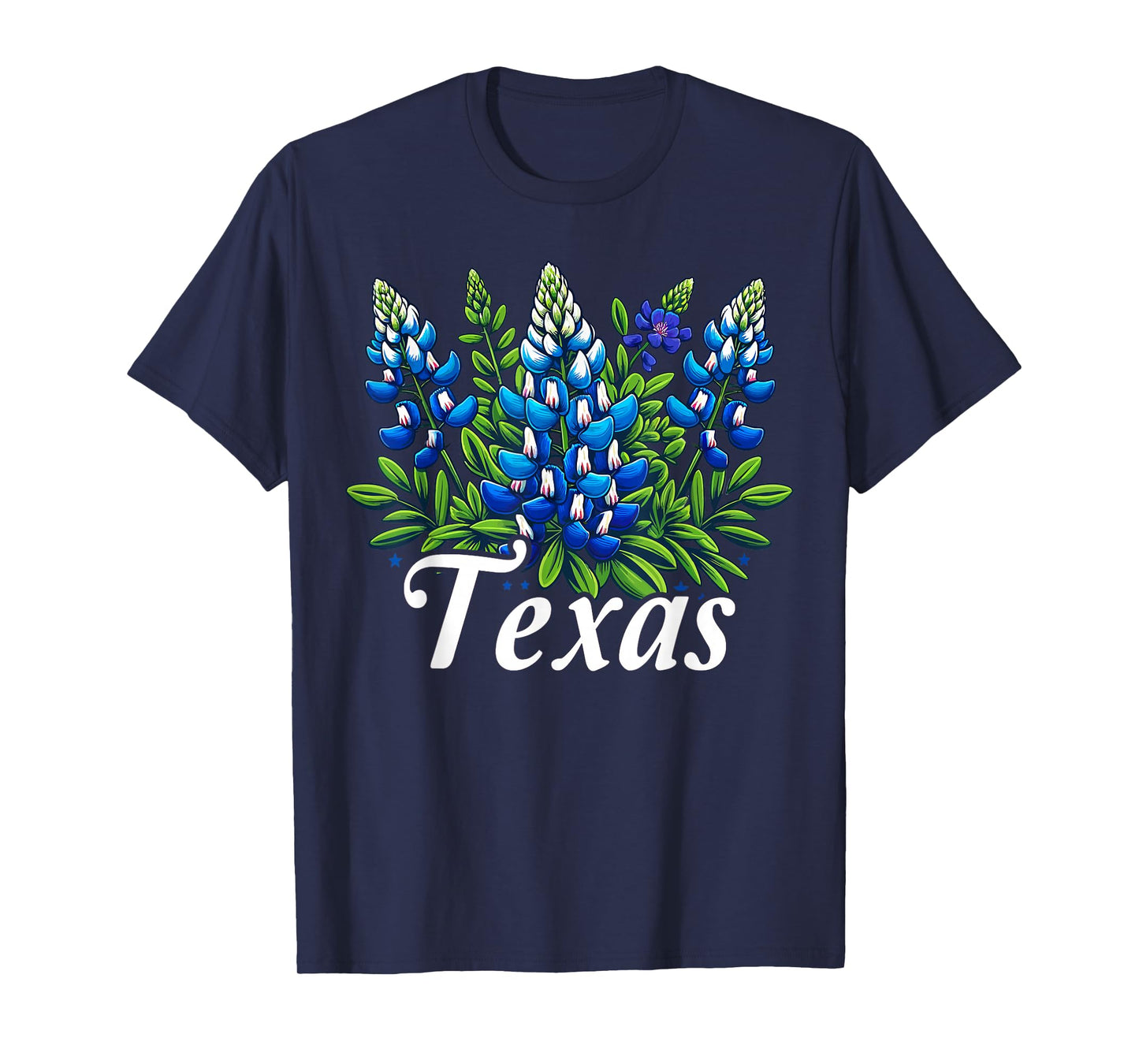 Texas Bluebonnet Floral Graphic T-Shirt