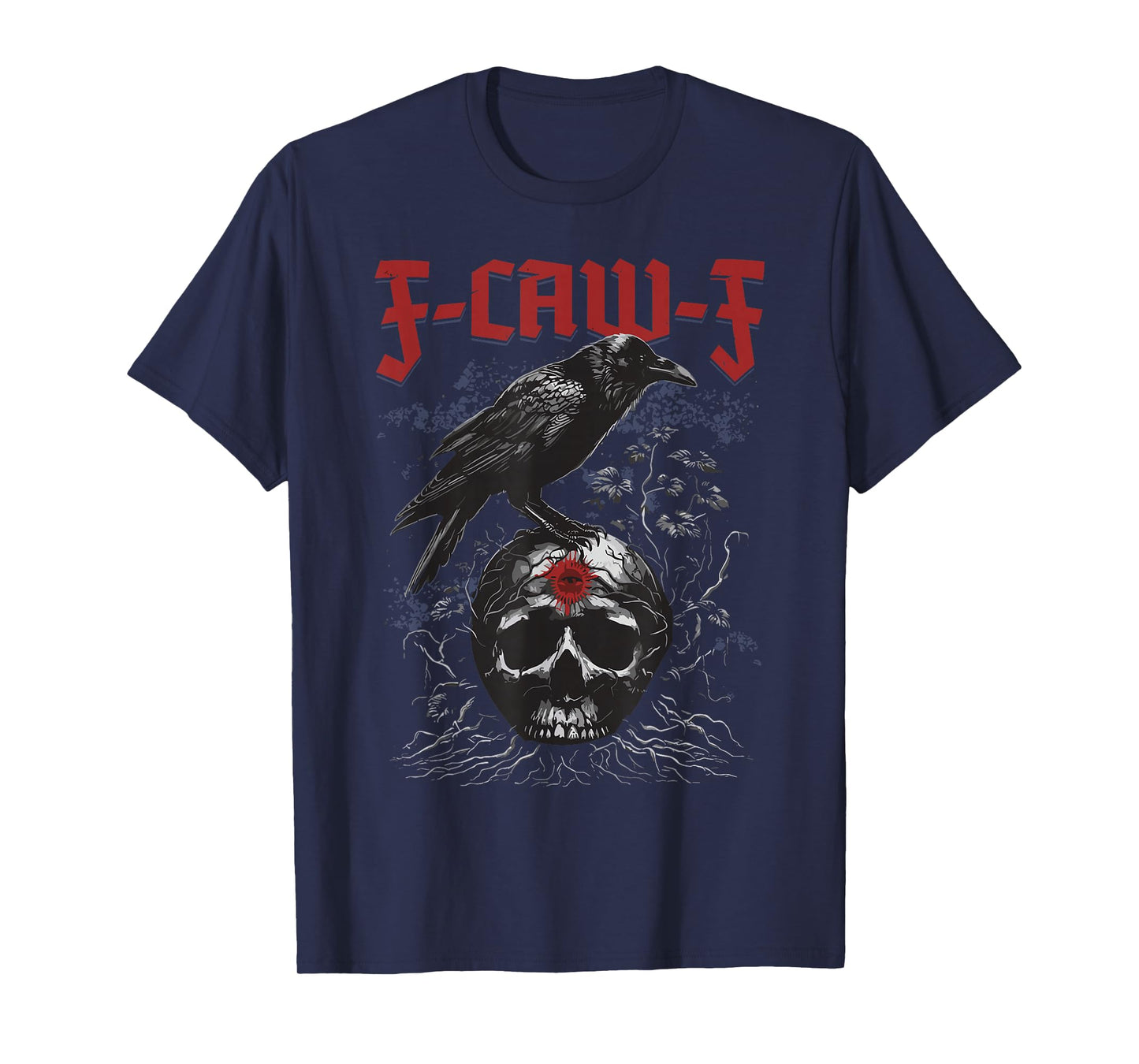 F-Caw-F Funny Halloween Crow Raven Gothic Humor T-Shirt