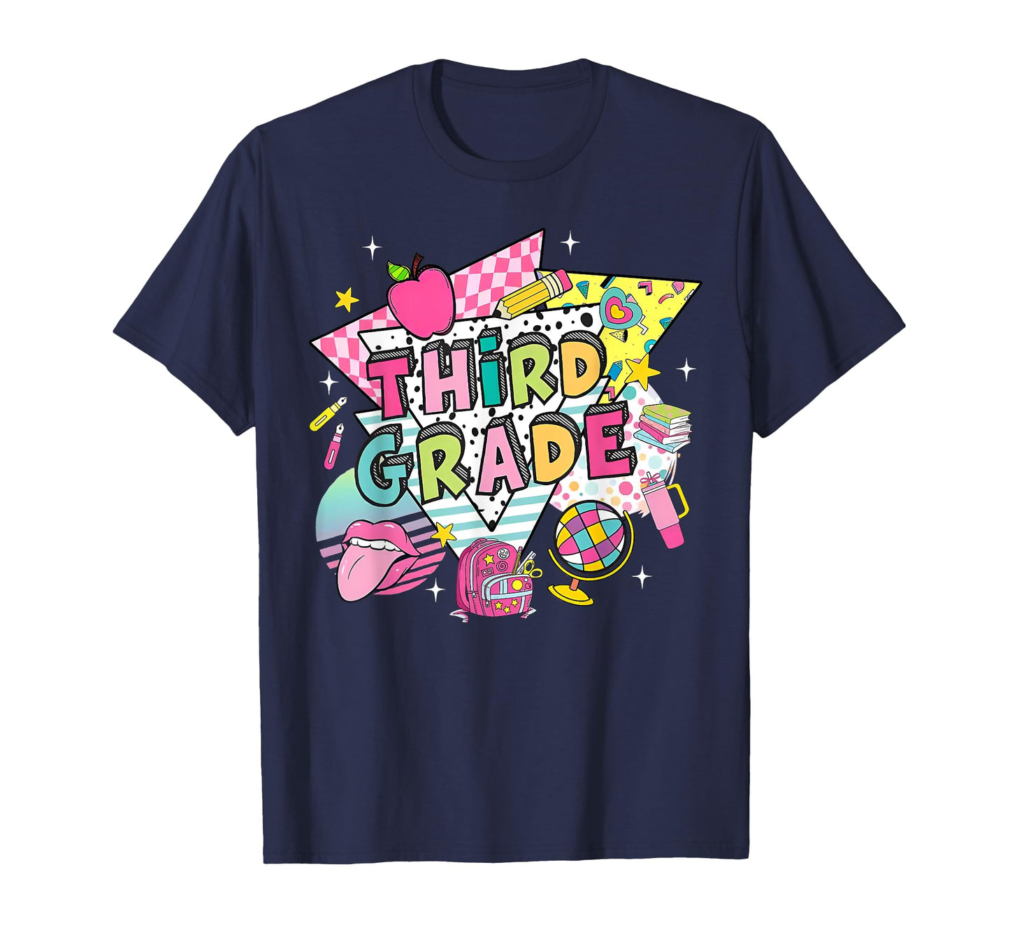 Third Grade Teacher Student Back To School Happy First Day T-Shirt