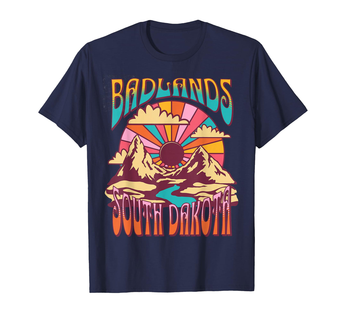 Badlands South Dakota Nature Hiking Mountains Outdoors T-Shirt