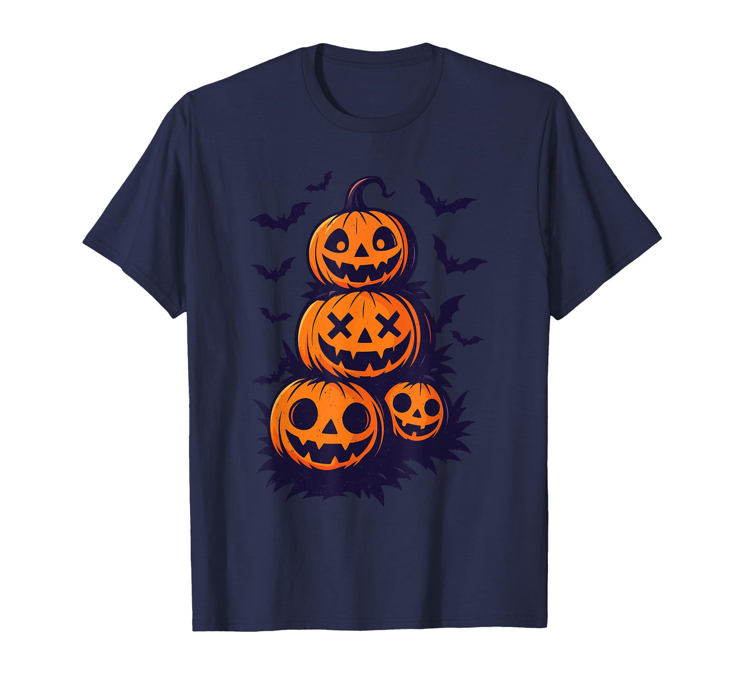 Pumpkin Crows Halloween Jack O Lantern Spooky Season T-Shirt